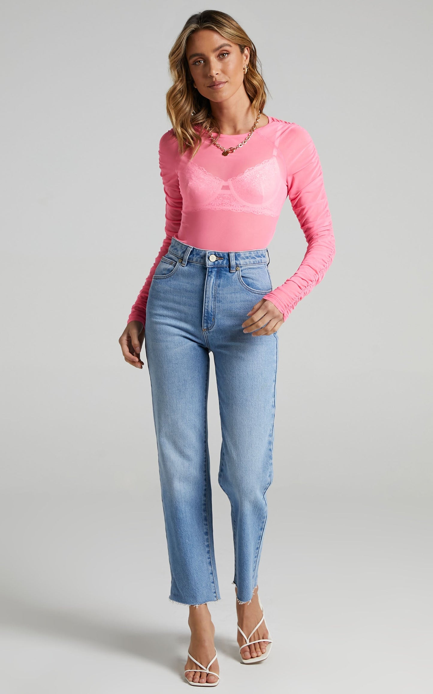 Embla Top in Pink