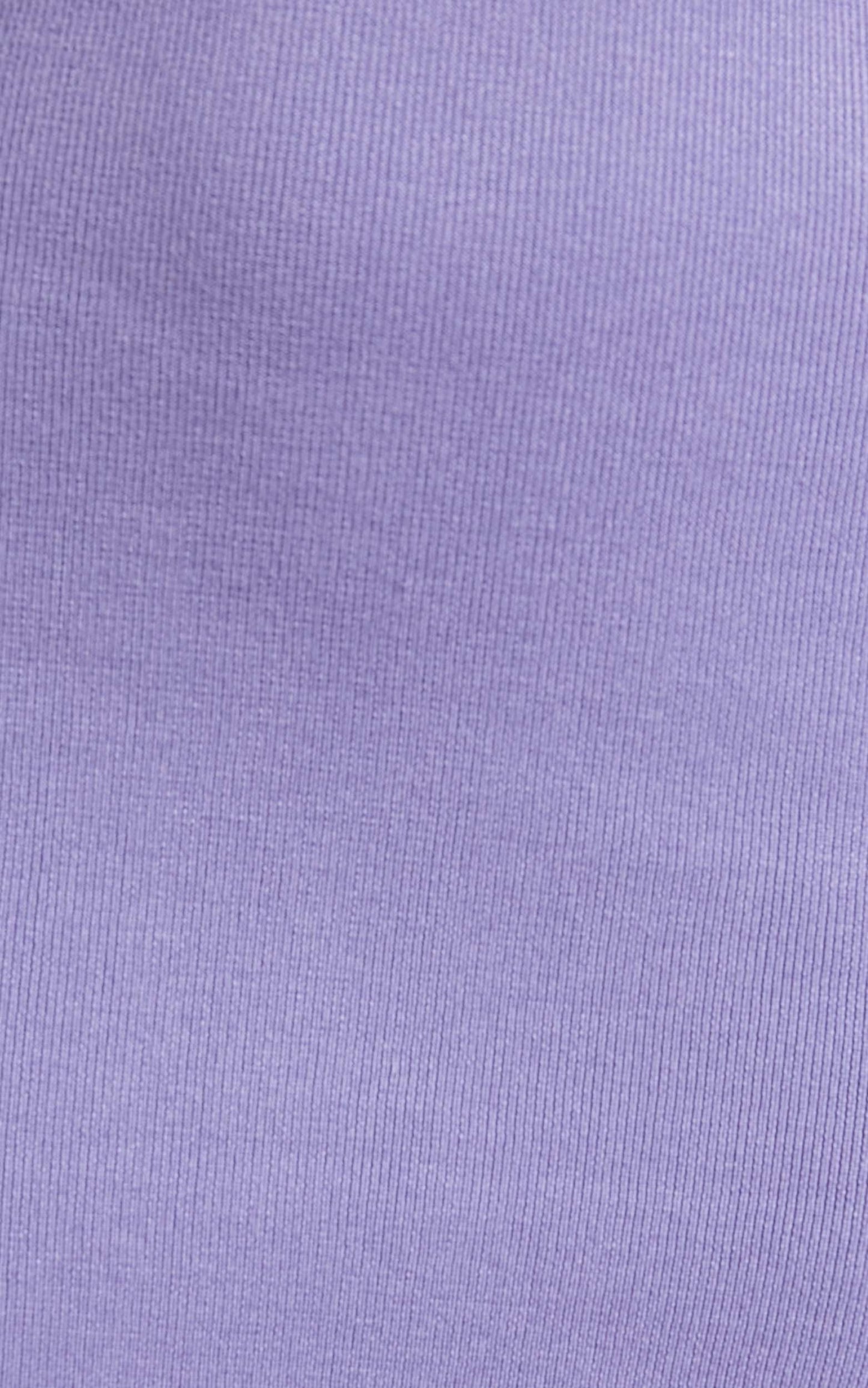 Ersheen Open Back Knit Midi Dress in Lilac
