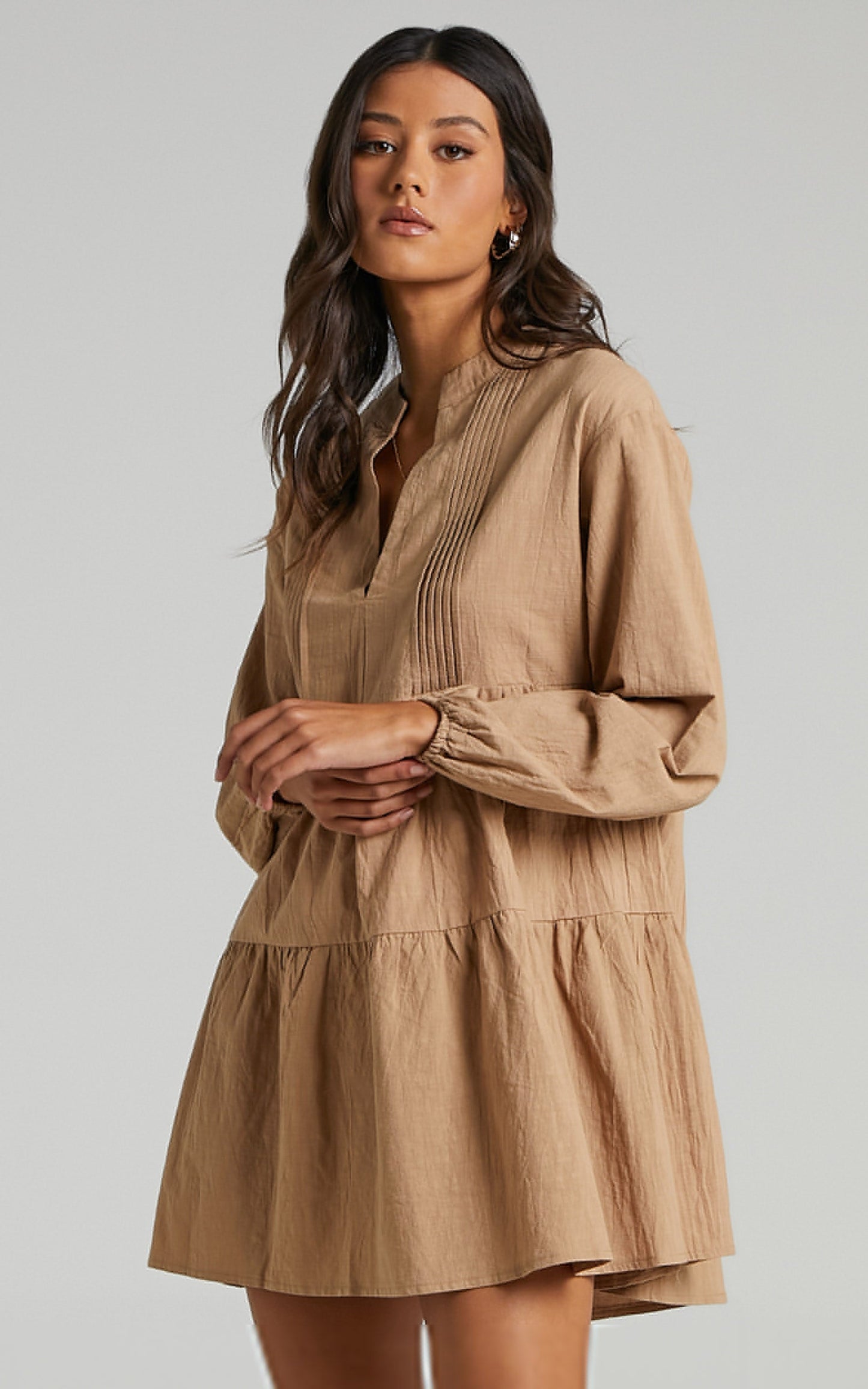 Estelita Dress in Beige