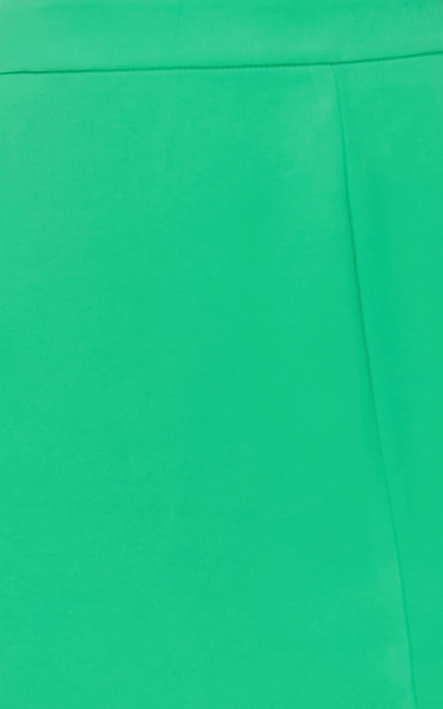 Evelenna Mini Skirt - High Waisted Split Skirt in Green
