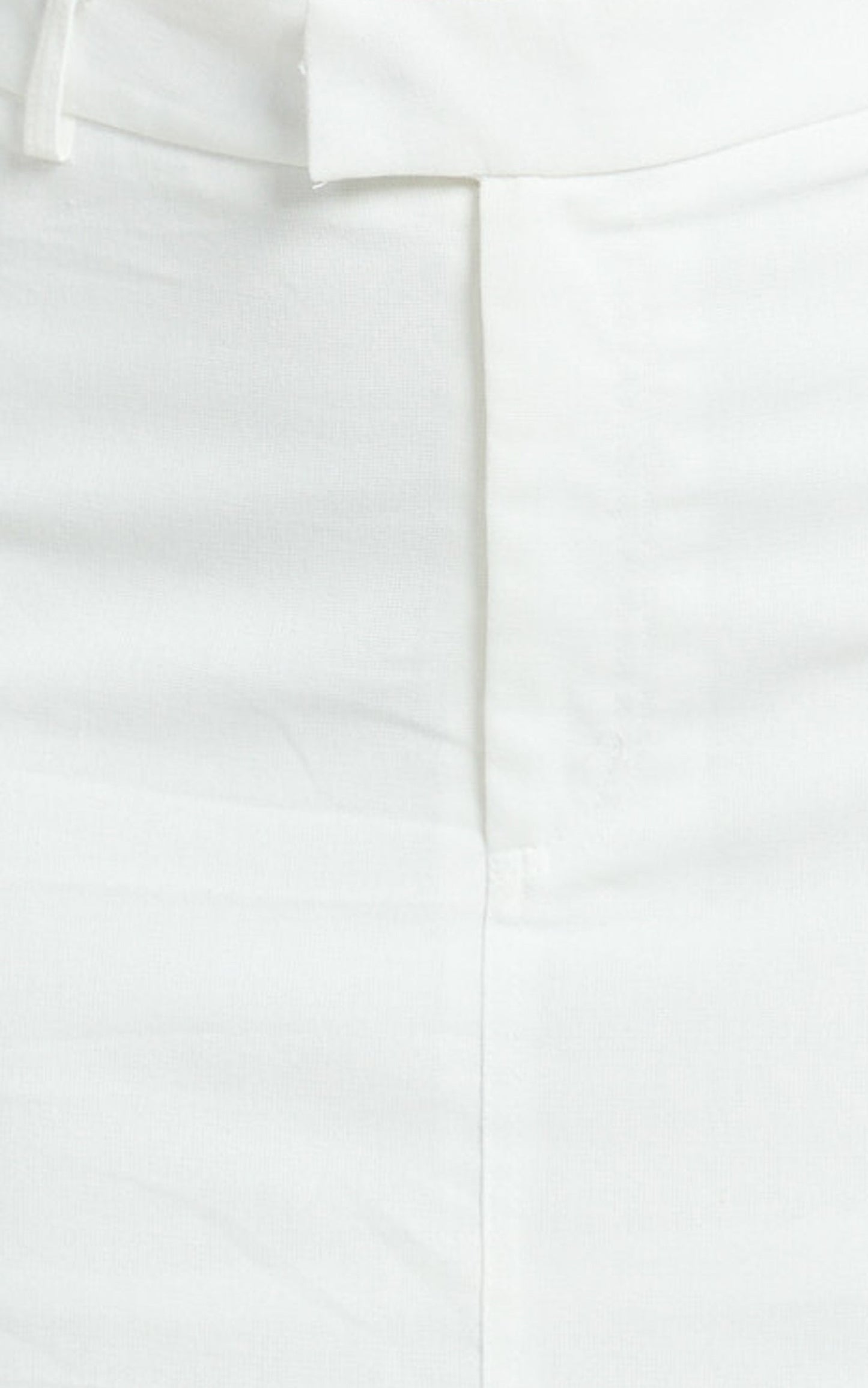 Farrow Mini Skirt - Tailored Linen Skirt in White