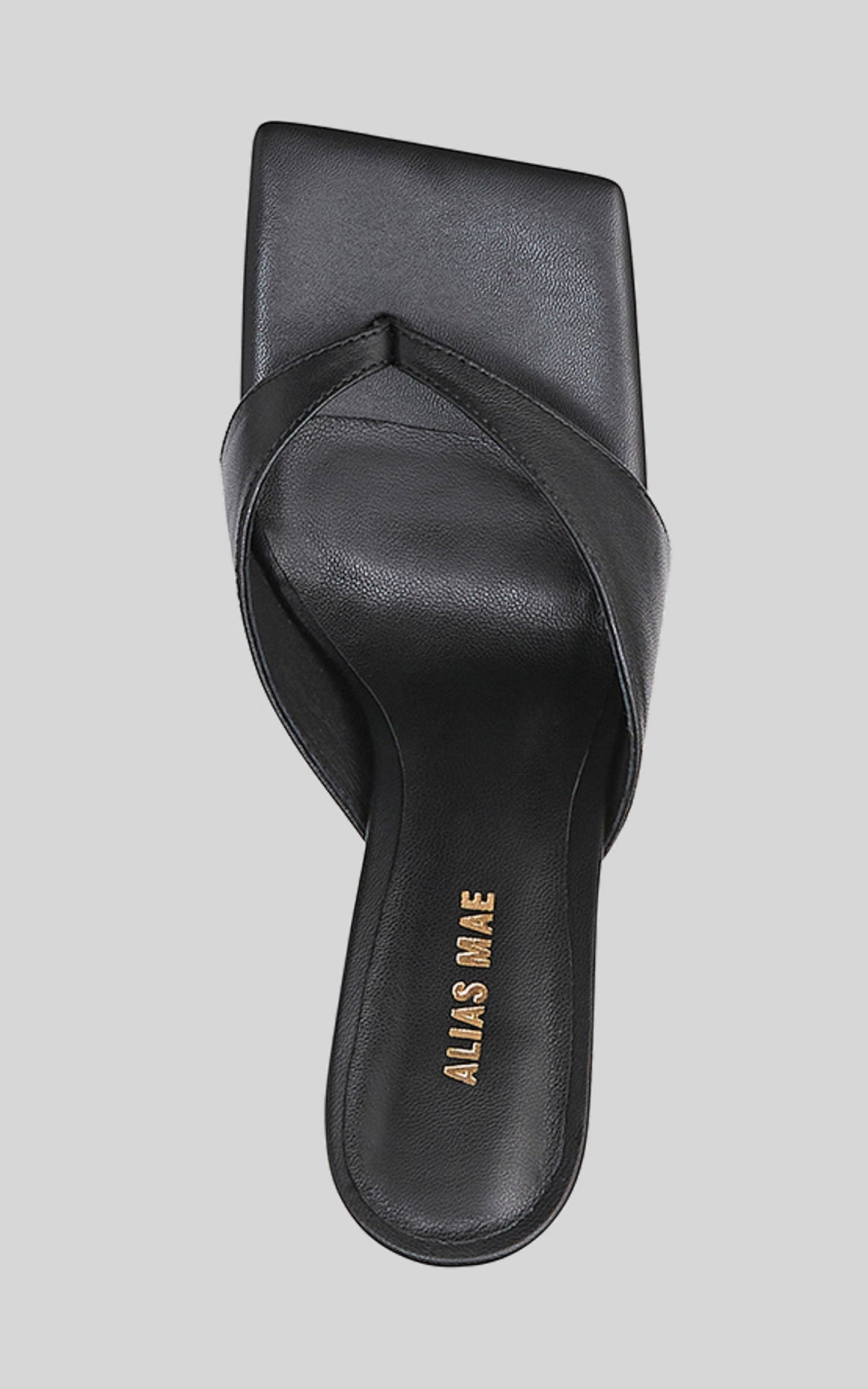 Alias Mae - Florence Heels in Black Leather