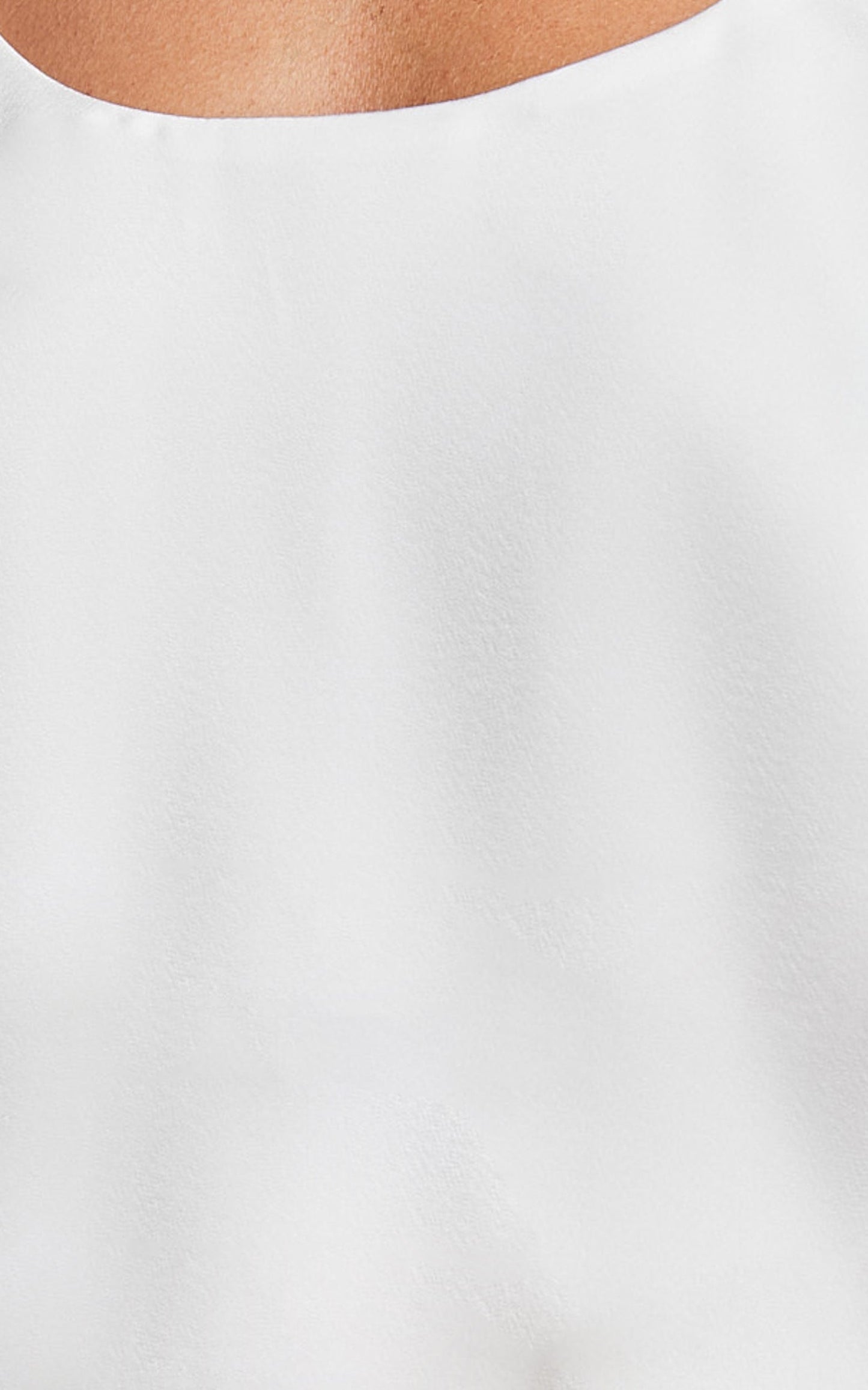 Gabriella Top - Scoop Neck Sleeveless in Ivory