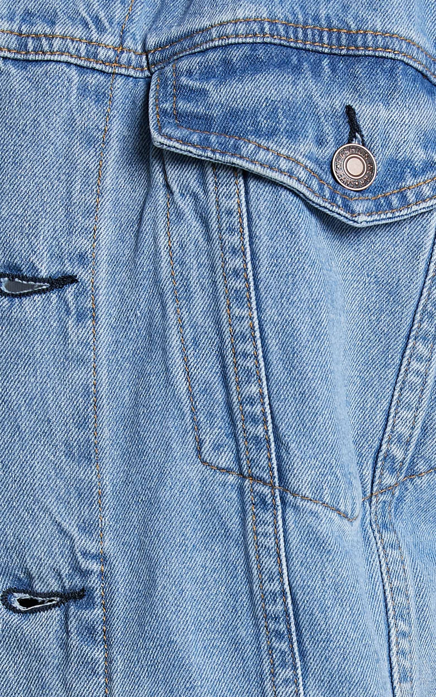 Gambit Denim Jacket in Mid Wash