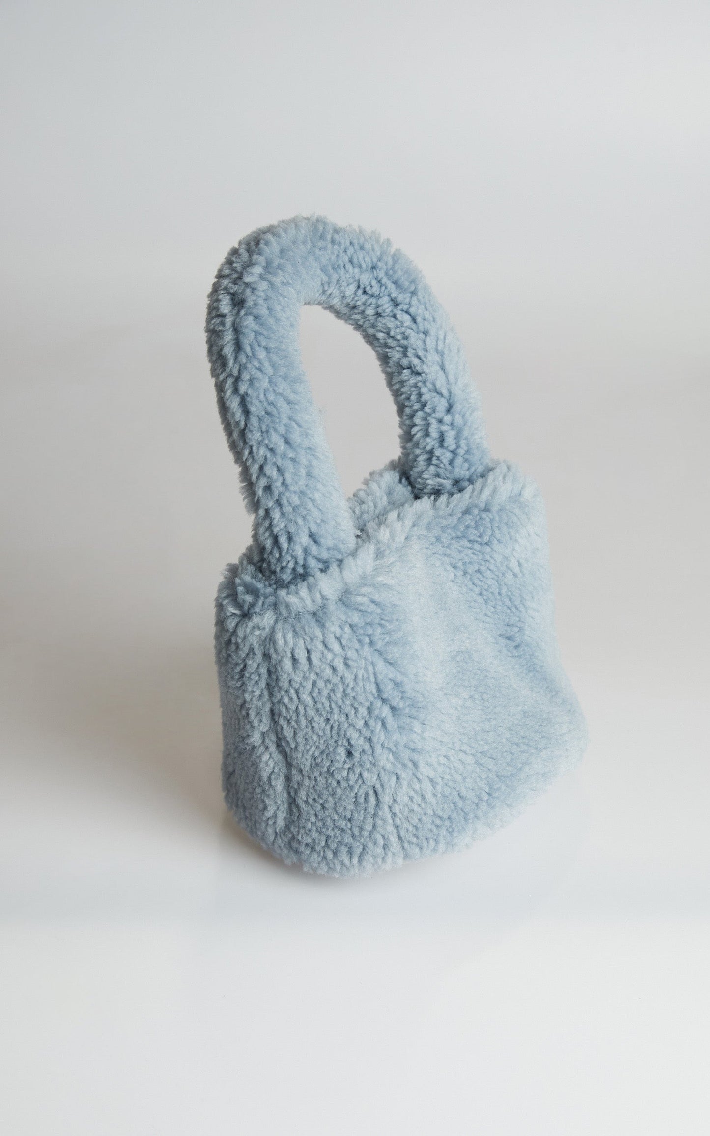 Gembel Faux Fur Bag in Blue