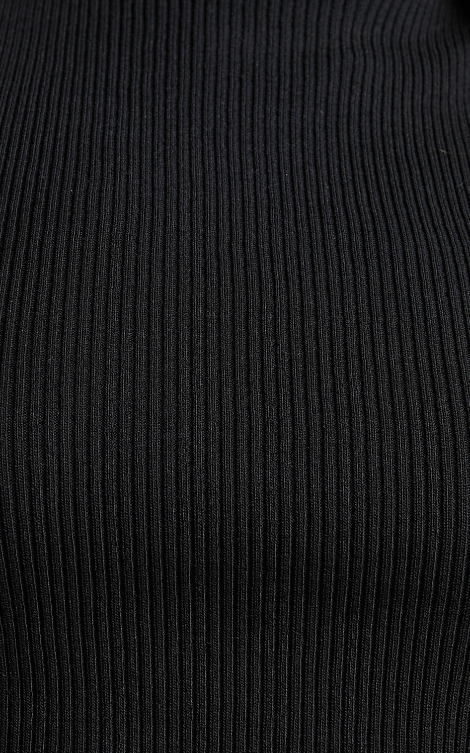 Giselli Top - Knit Ruched Side Tank Top in Black