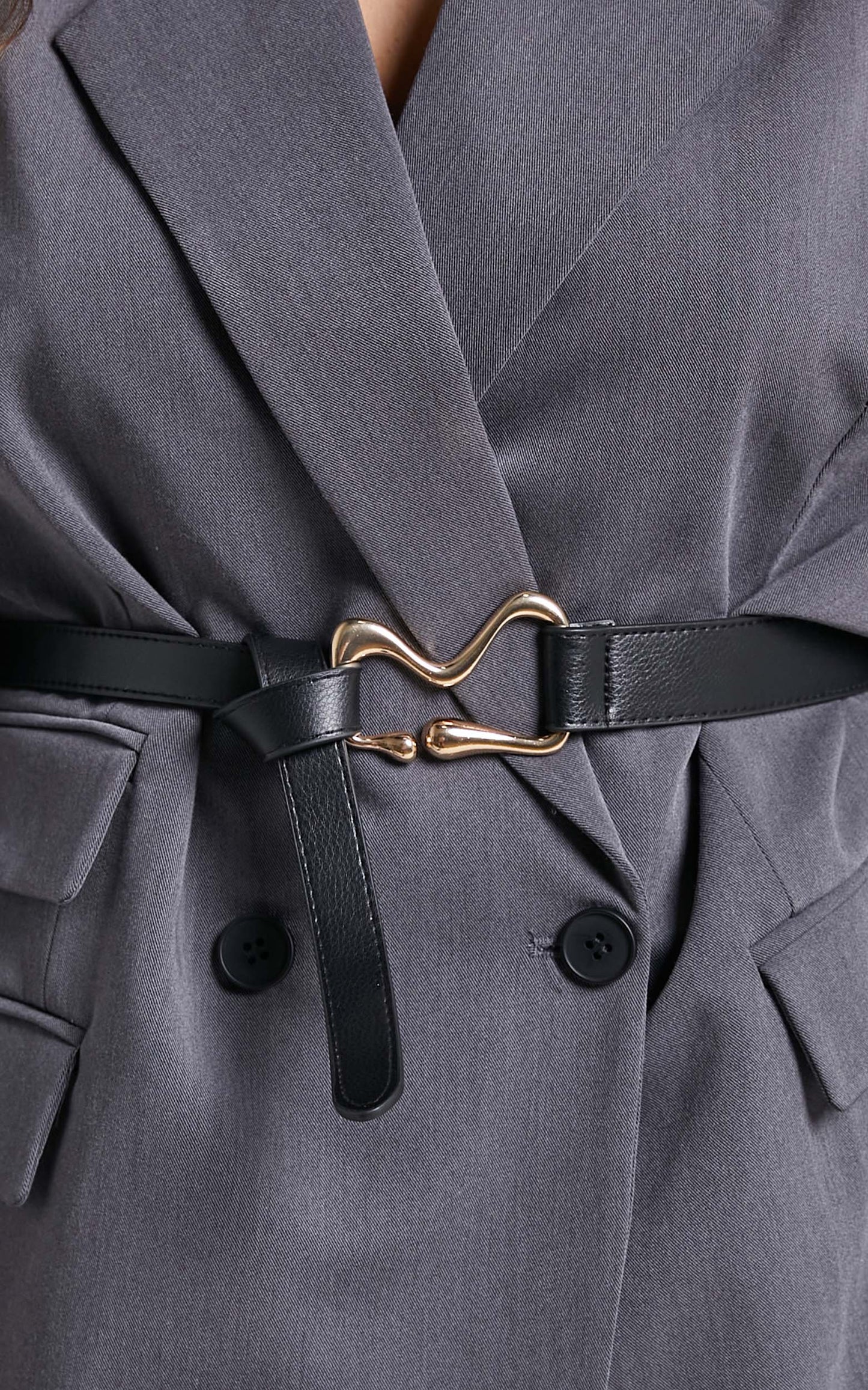 Heidi Knot Belt in Black