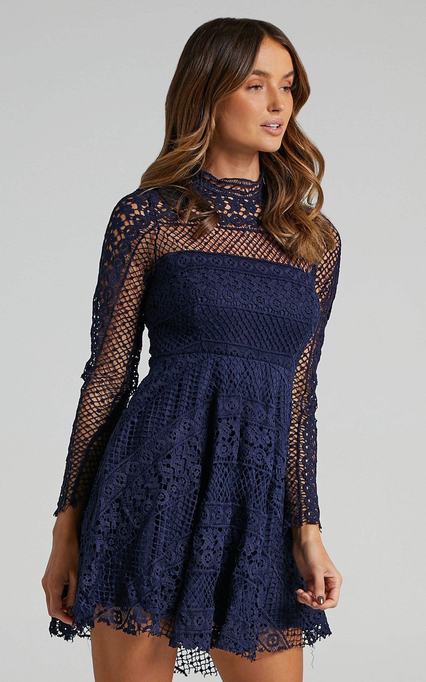 Hidden Figures Dress in Navy Lace