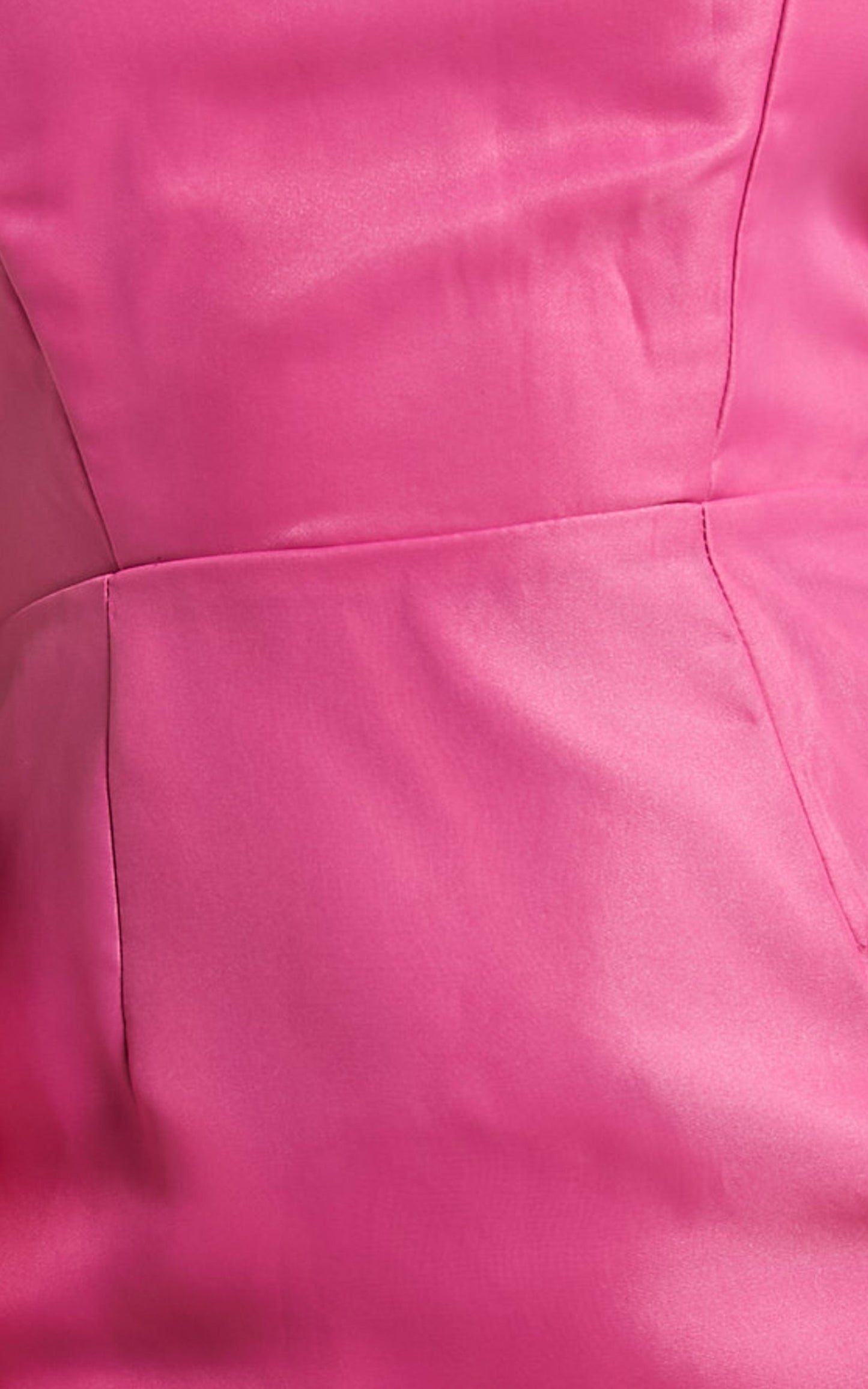 Hallie Mini Dress - Strapless Ruffle Hem Detail Dress in Pink