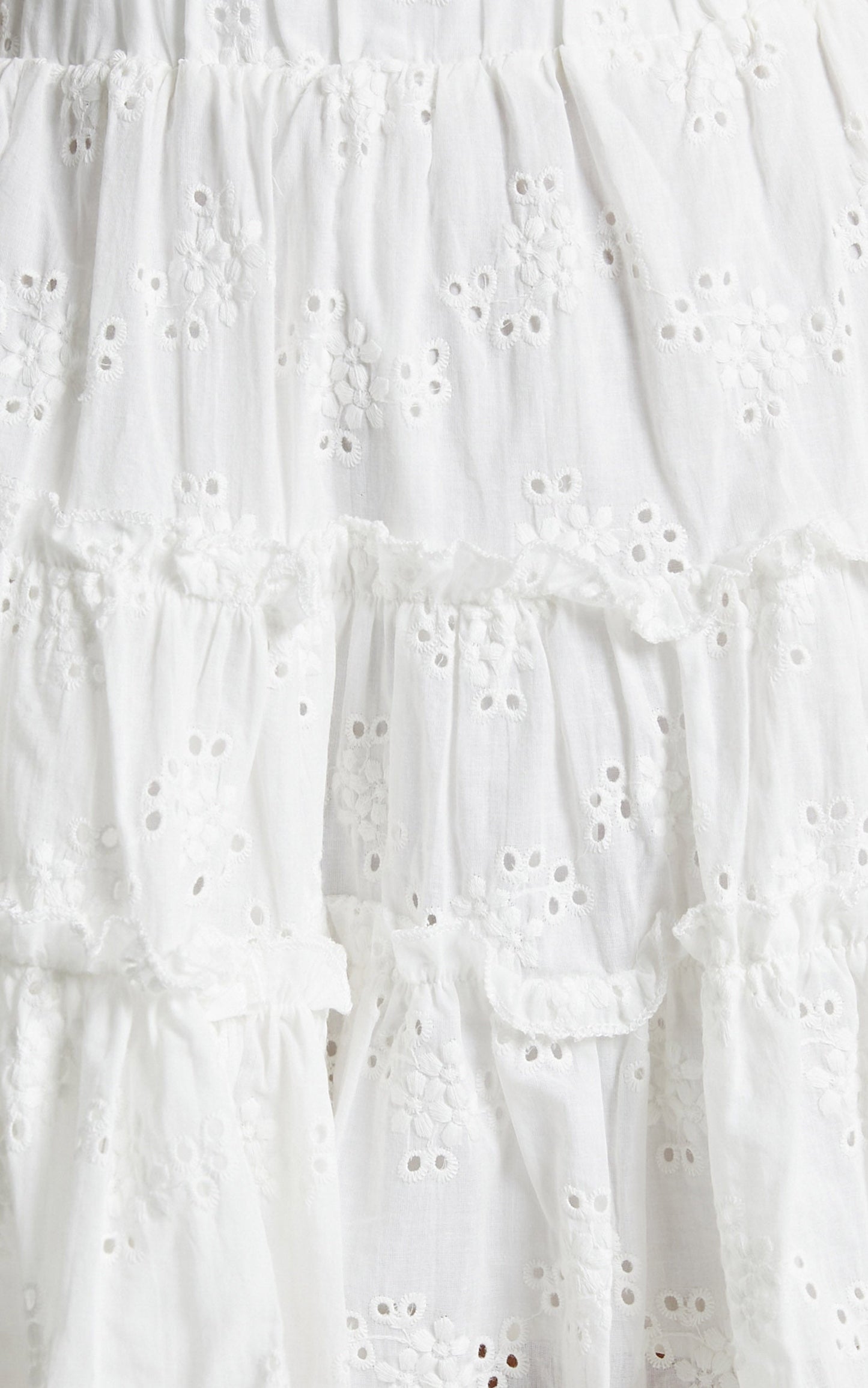 Hallie two piece set in White Embroidery