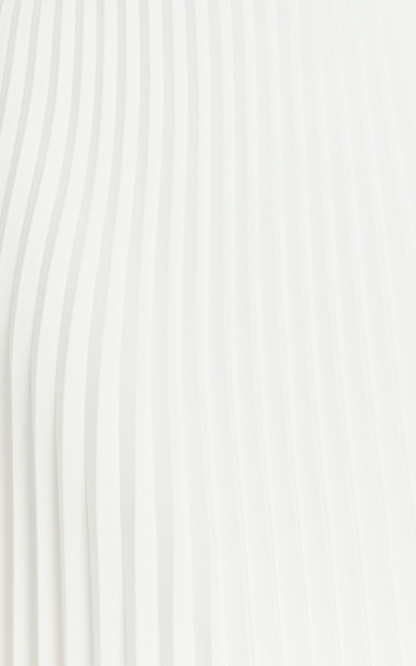 Harlee Midi Skirt - Pleated High Waist A Line Skirt in White