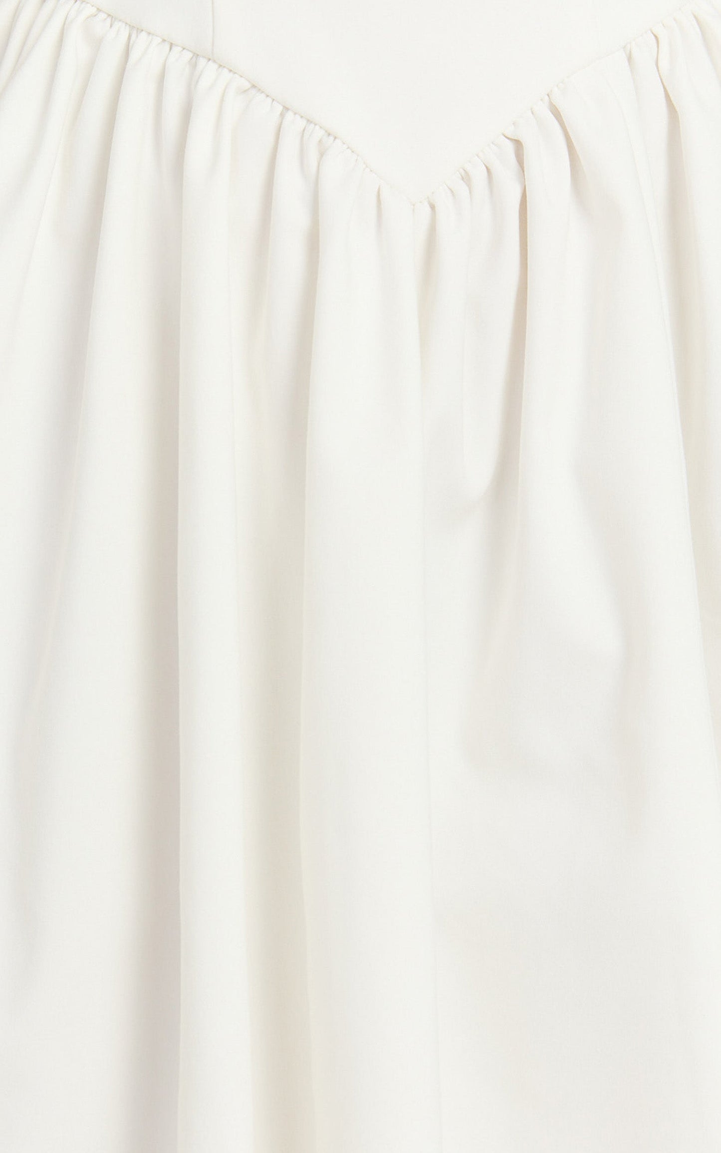 Helda Midi Dress - Halter Tie Neck Corset Panel Dress in Off White
