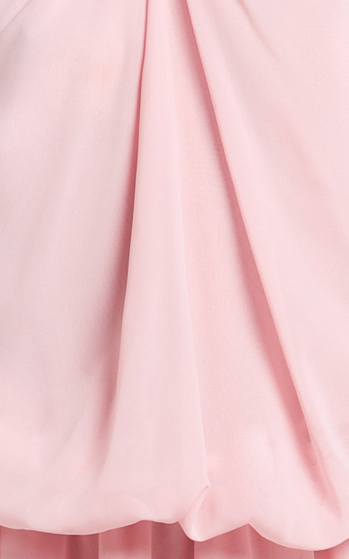 Hillary Mini Dress - Halter Blouson A Line Dress in Rose
