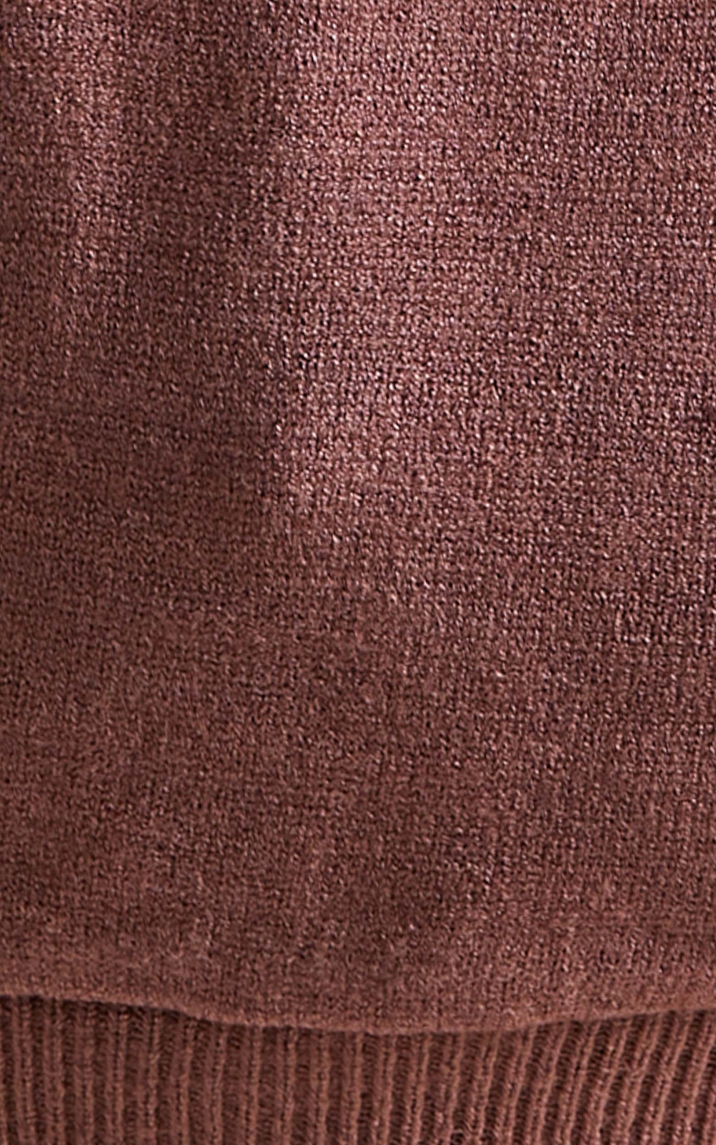 Imogen Knit Hoodie in Rust