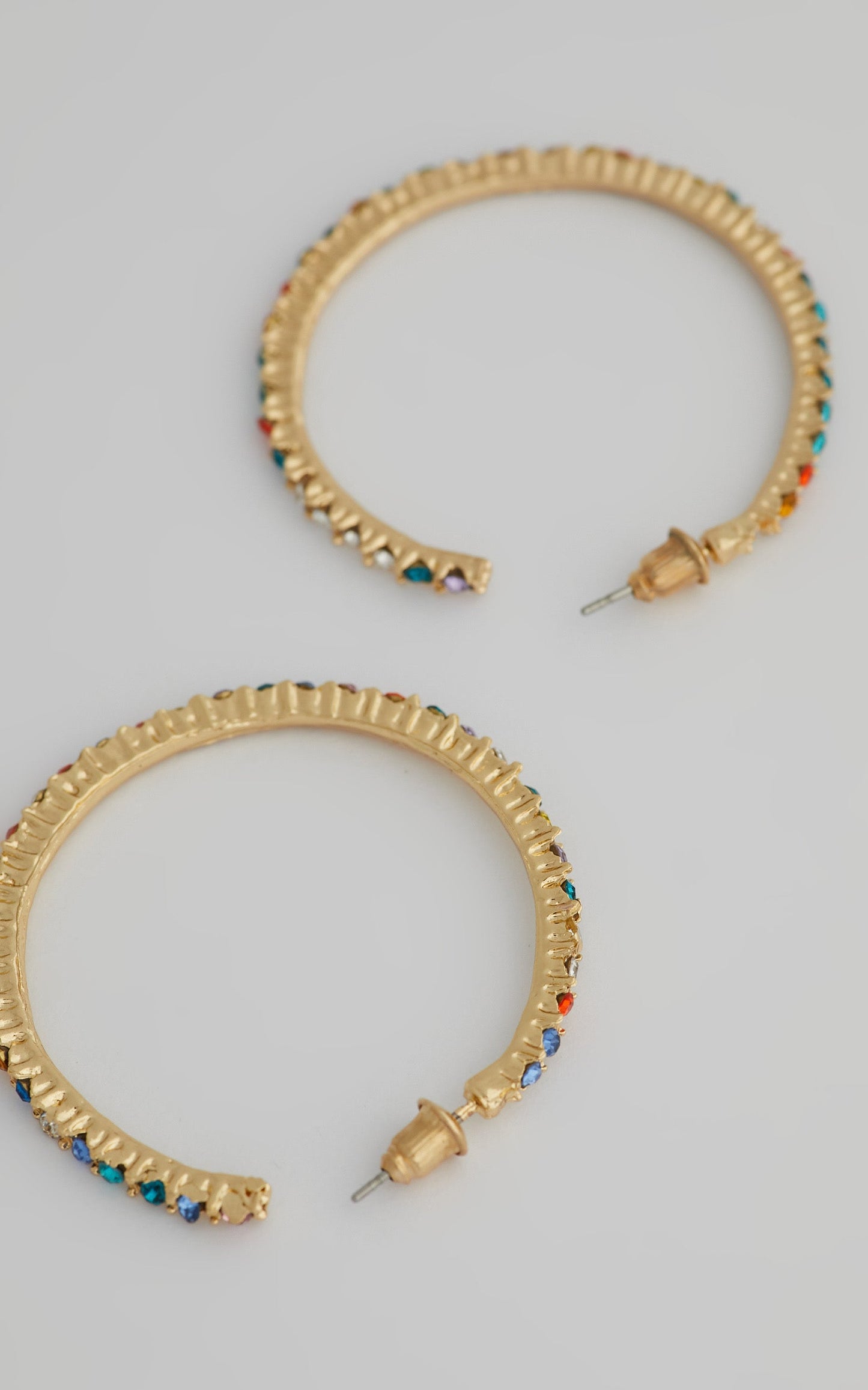 Iris Hoop Earrings in Gold