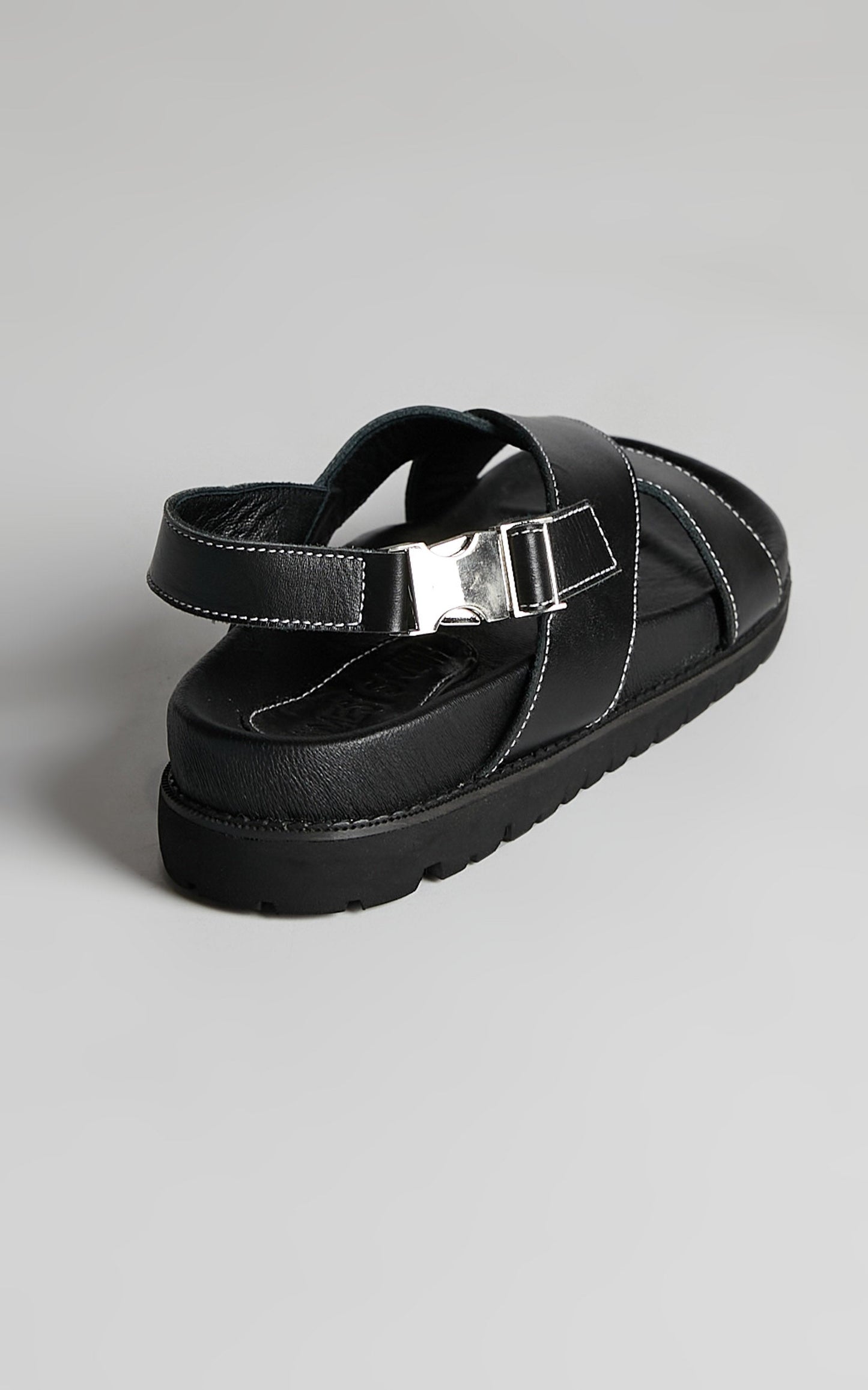 James Smith - Condotti Sandal in Black