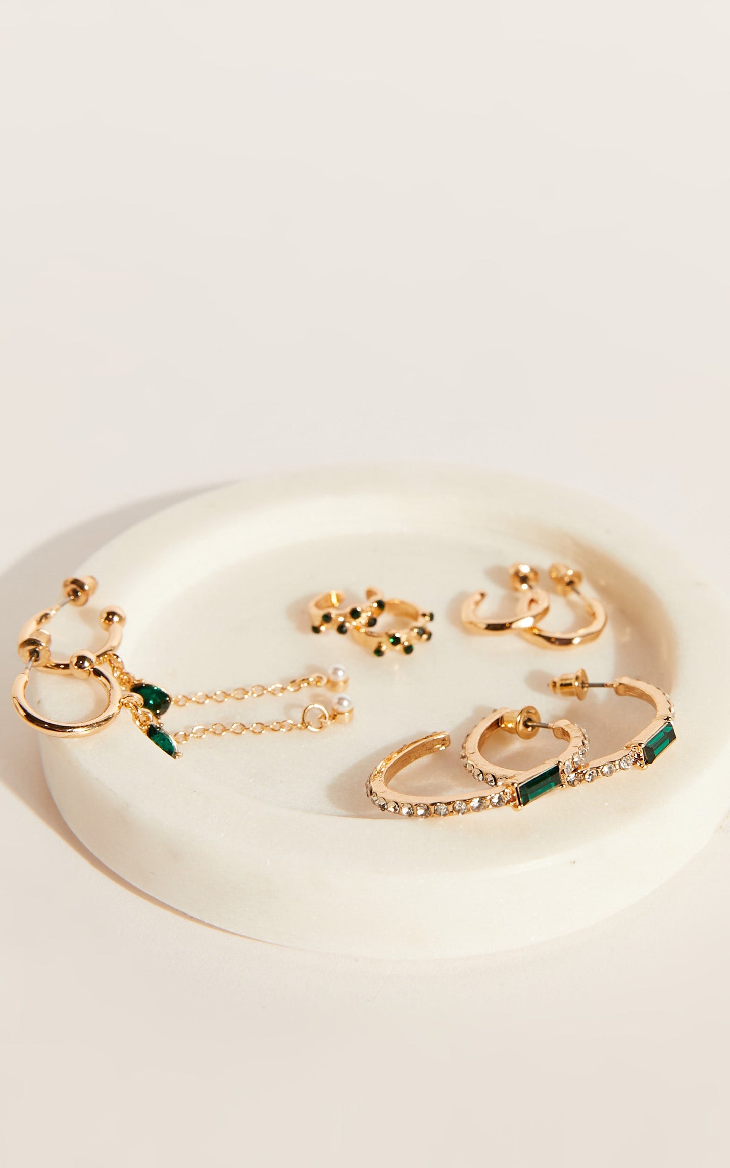 Karlene Multipack Earrings in Gold