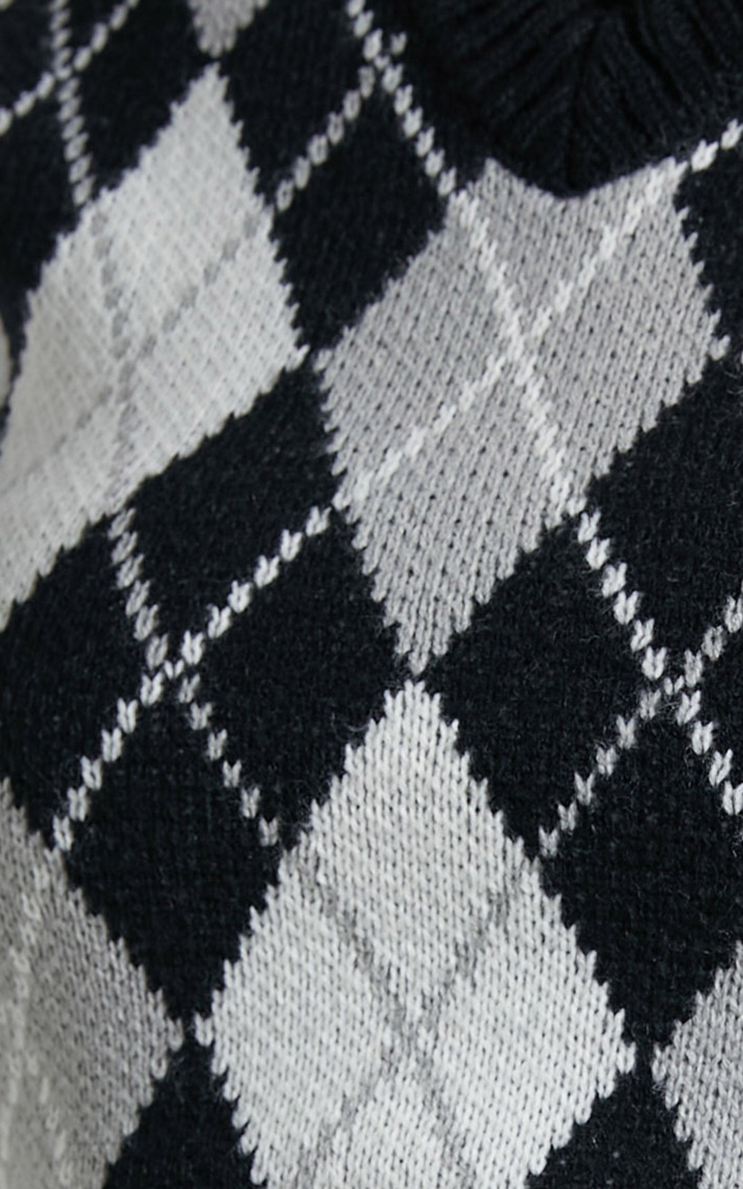 Kelsee Vest in Black Check