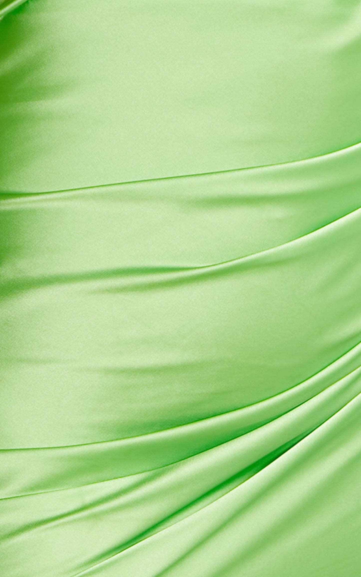 Kristelle Mini Dress - Low Back Halter Dress in Lime