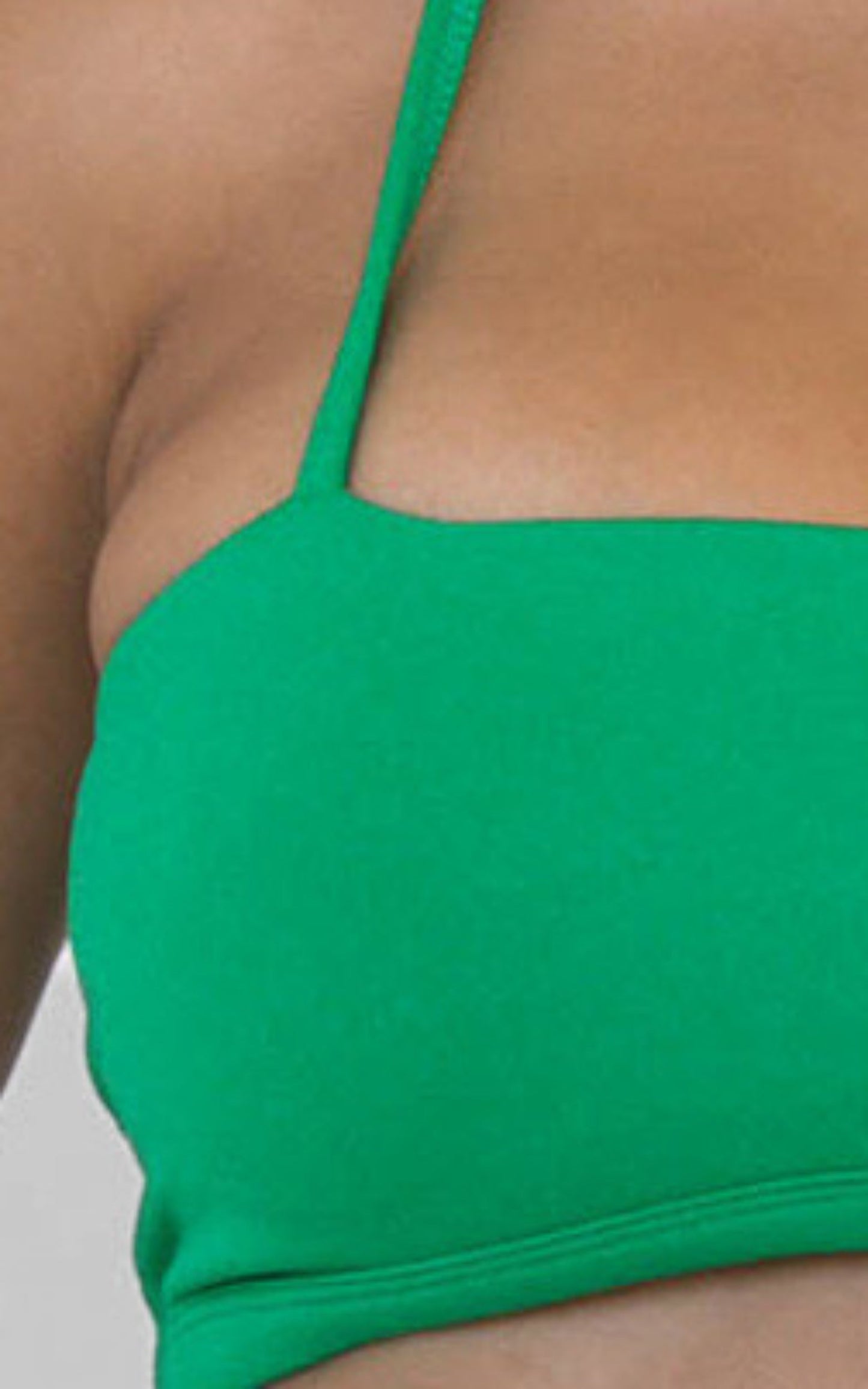 Lahana - Zadie Crop Top in Forest Green