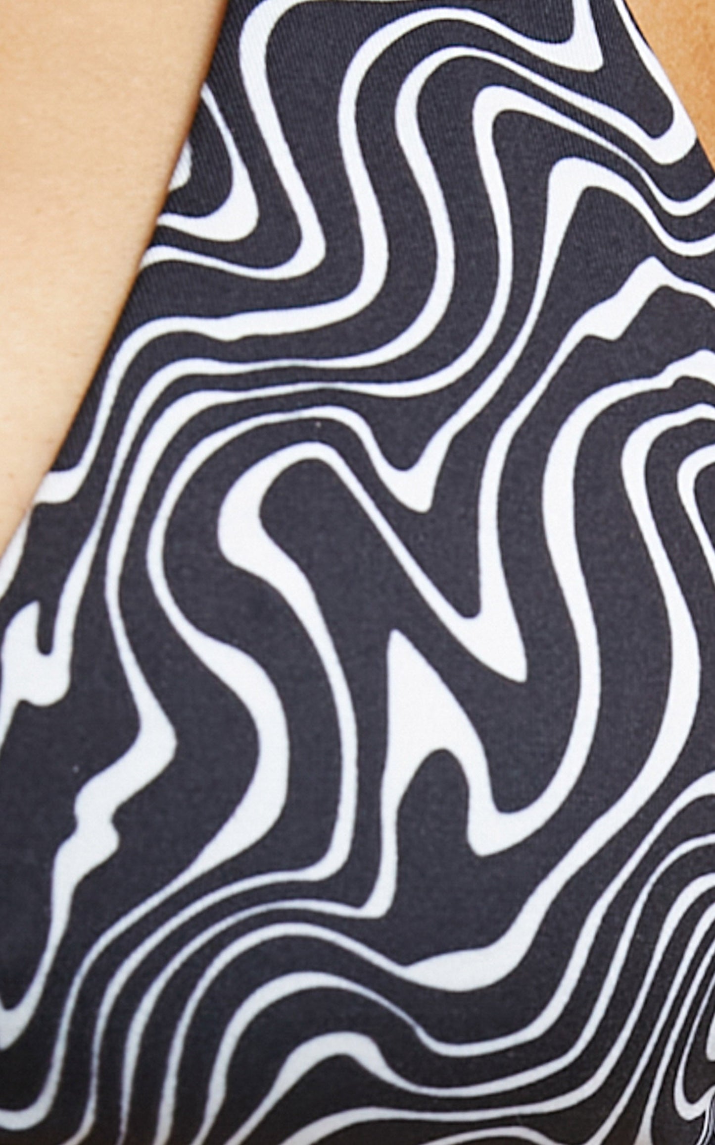 Lahana - Amara Triangle Bikini Top in PSYCHEDELIC ZEBRA