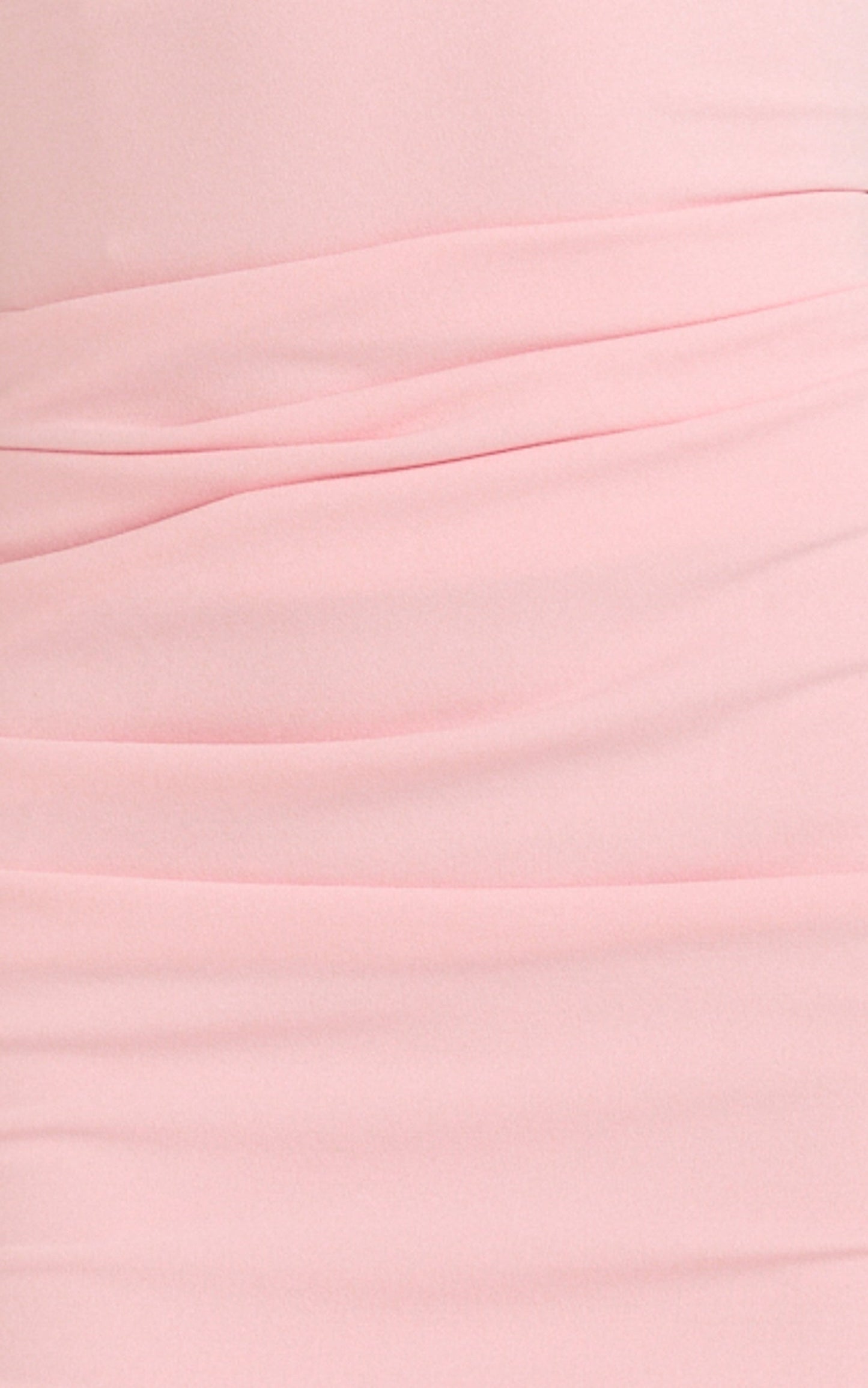 Lani Maxi Dress - Scooped Neckline Draped Skirt Halter Dress in Pink