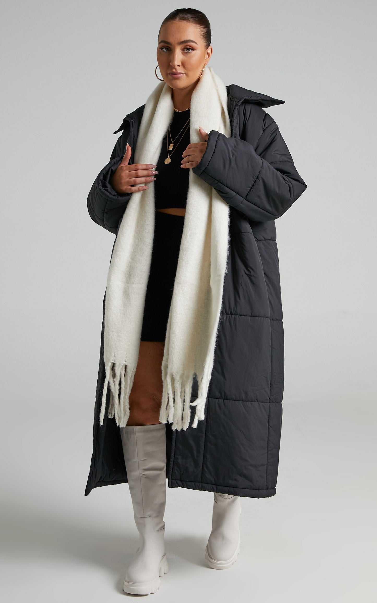 Lawrence Scarf in White