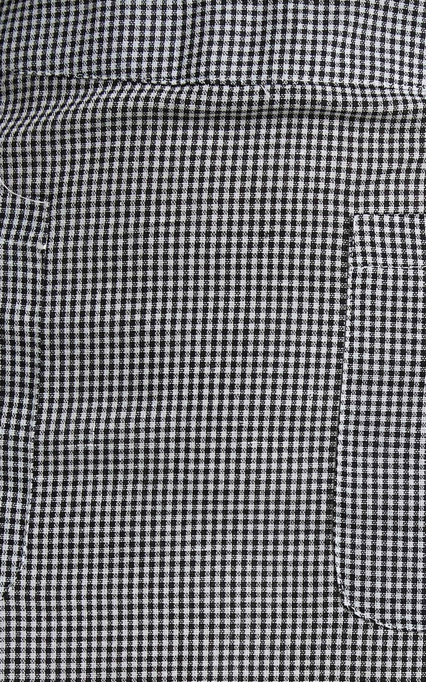 Lean On Me Skirt in Black Gingham