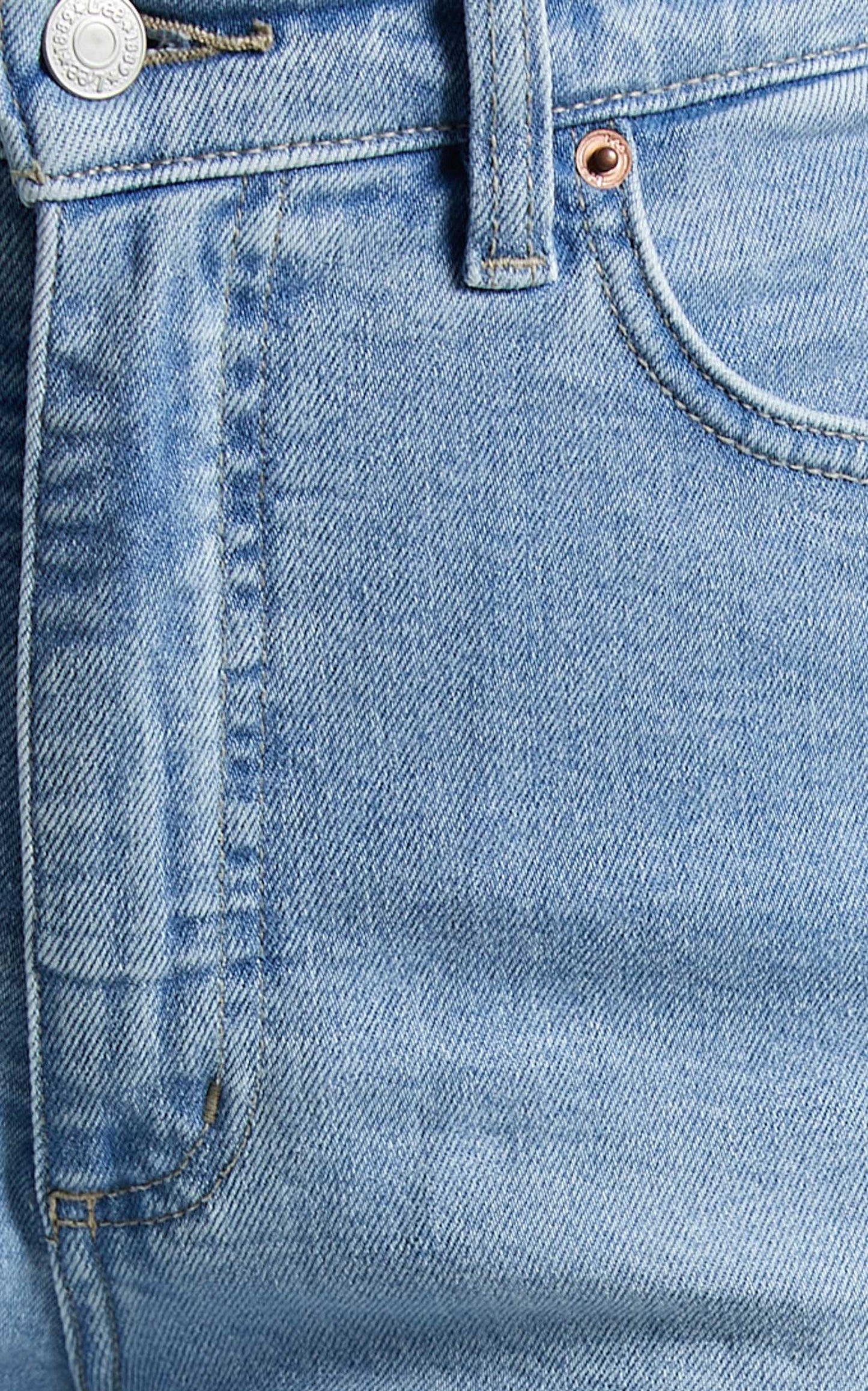 Lee - Hourglass High Licks Crop Jean in Optimal Blue