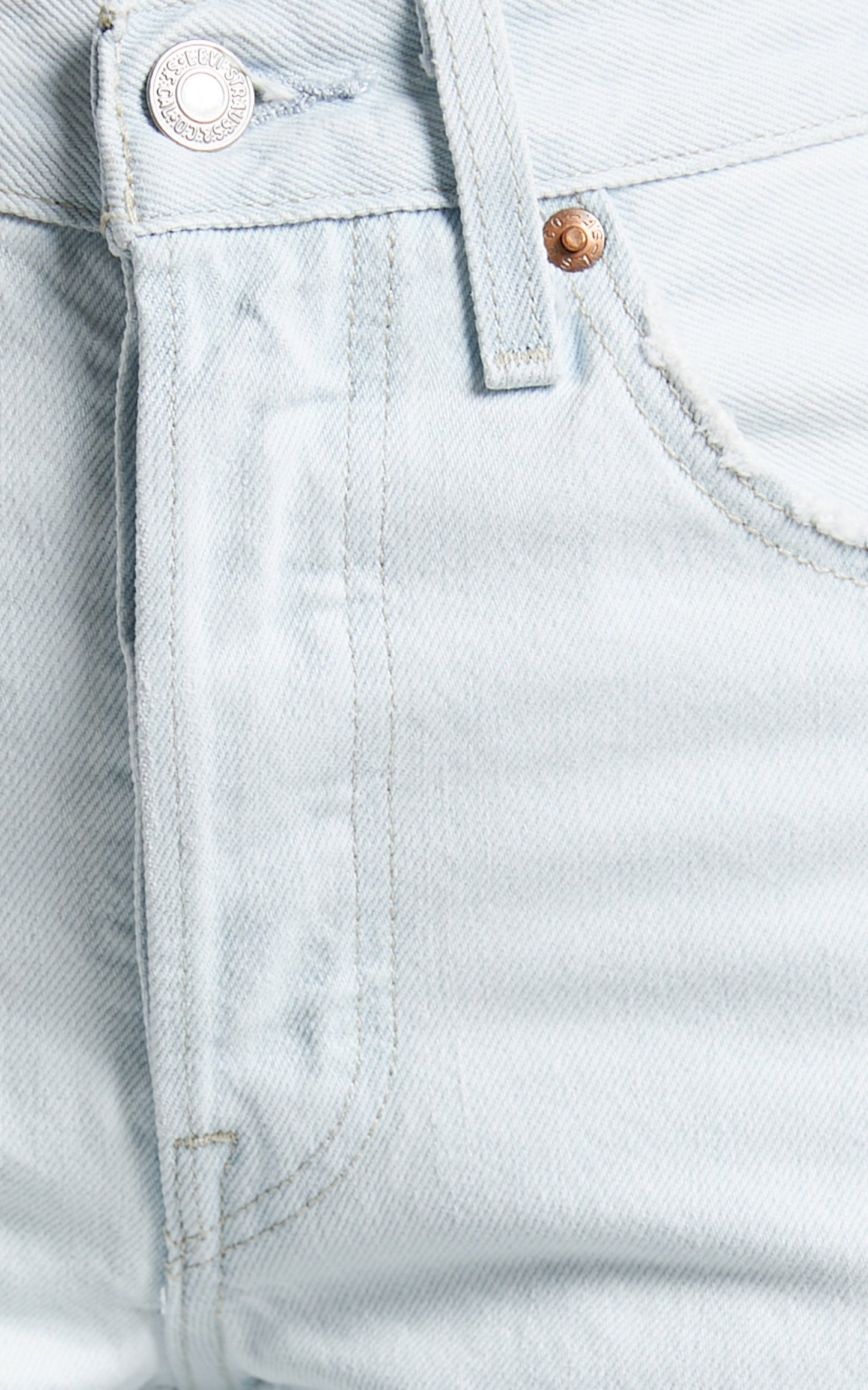 Levi's - 501 Cropped Jean in RIGHT TURN - LIGHT INDIGO