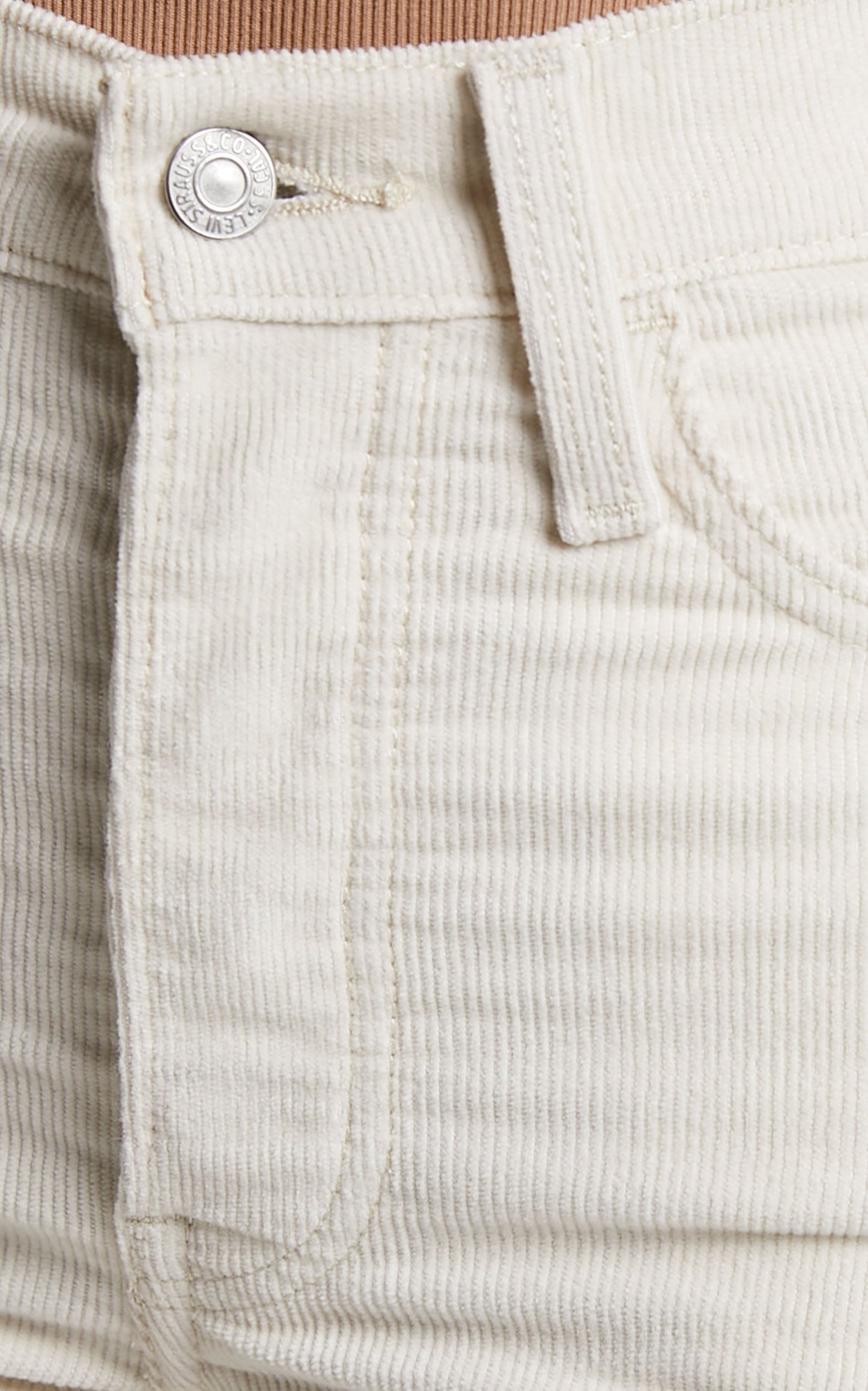 Levi's - Ribcage Crop Boot Jean in Whitecap Gray Corduroy