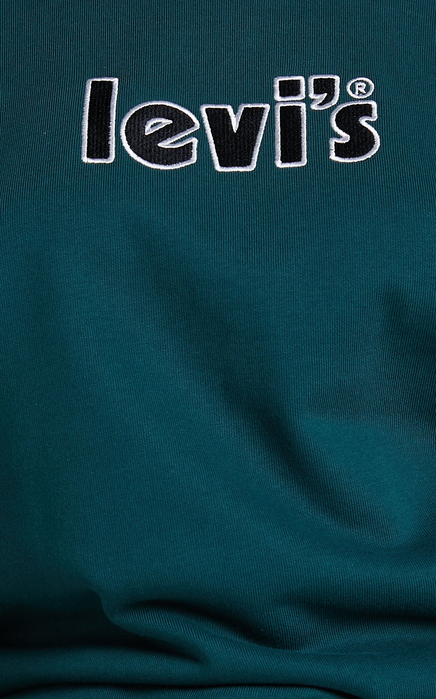 Levi's - GRAPHIC PRISM CREW FUZZY POSTER LOGO in Deep Sea Moss