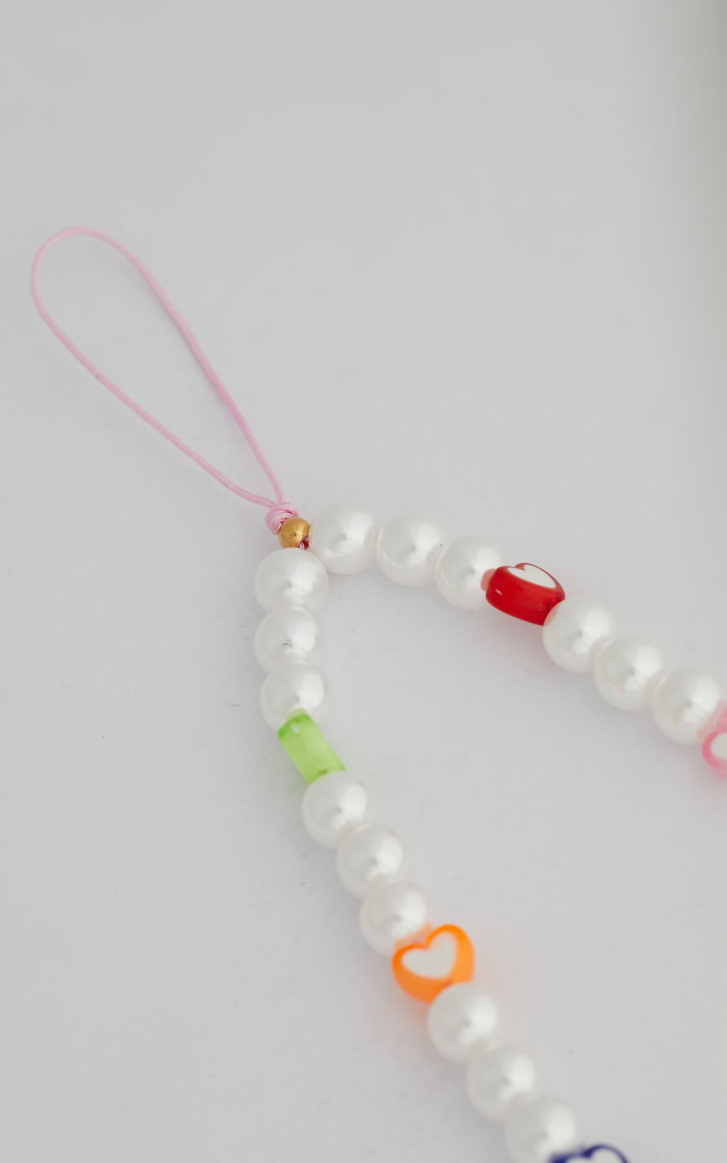 Lilet Phone Charm in Pearl Multi