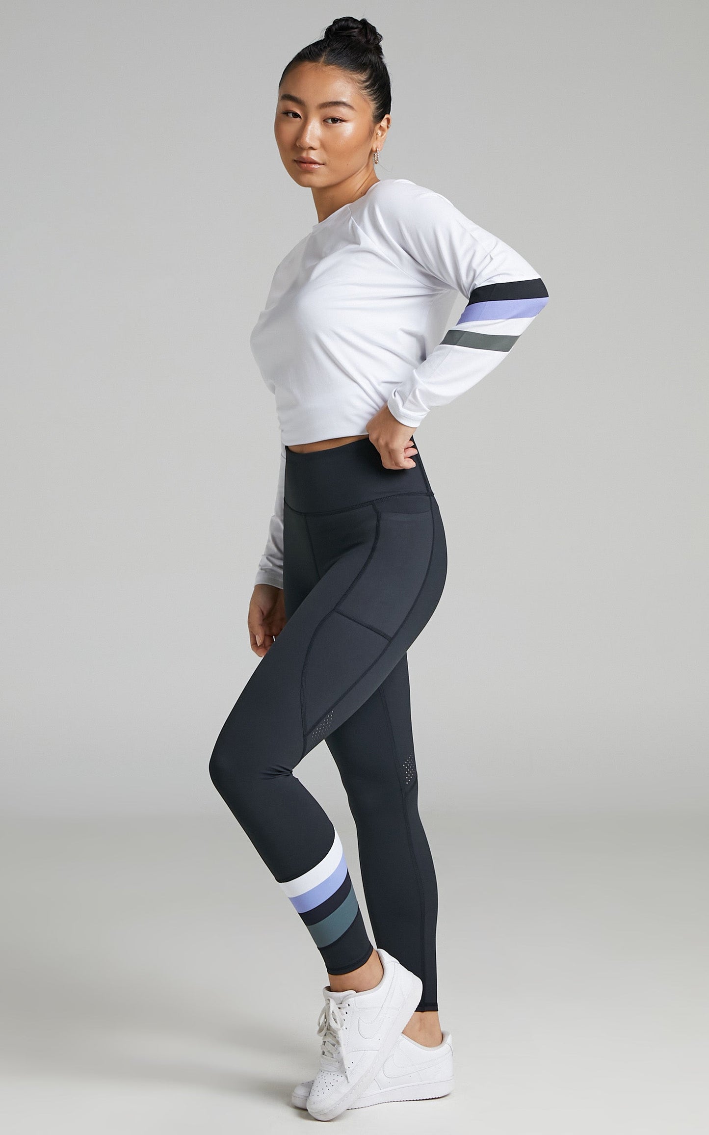Lilybod - Brooklyn Legging in Smoke Black