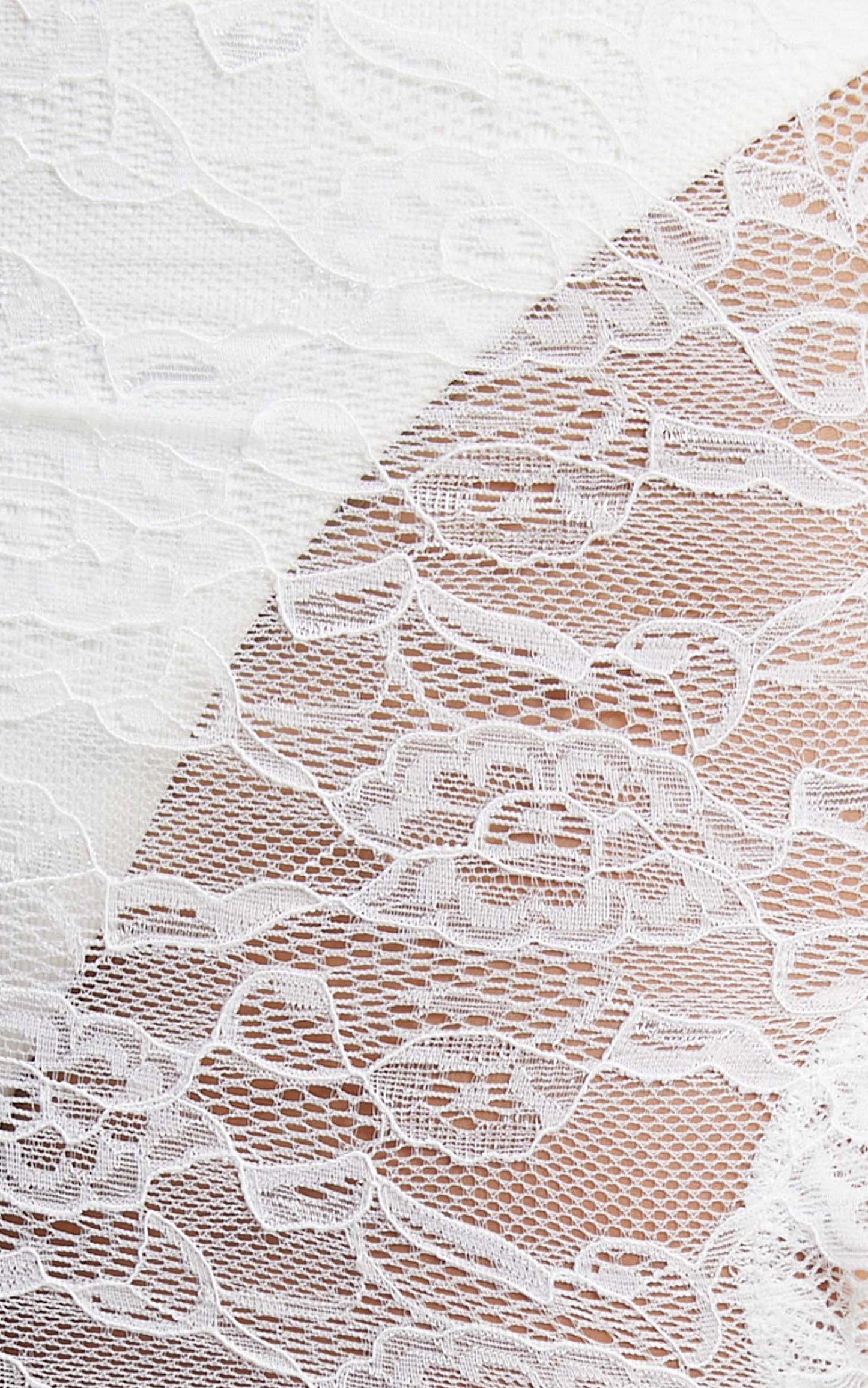 Lioness - Mayfair Lace Crop in White