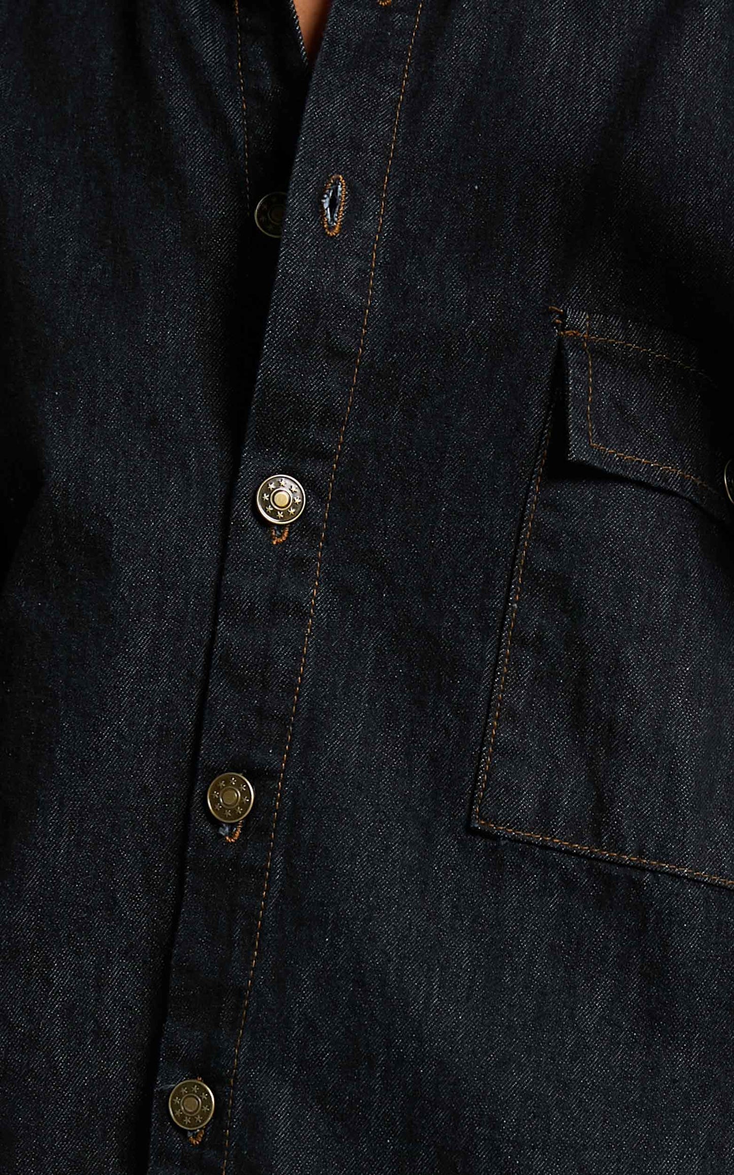 Lioness - NYC Boyfriend Shirt in Dark Denim