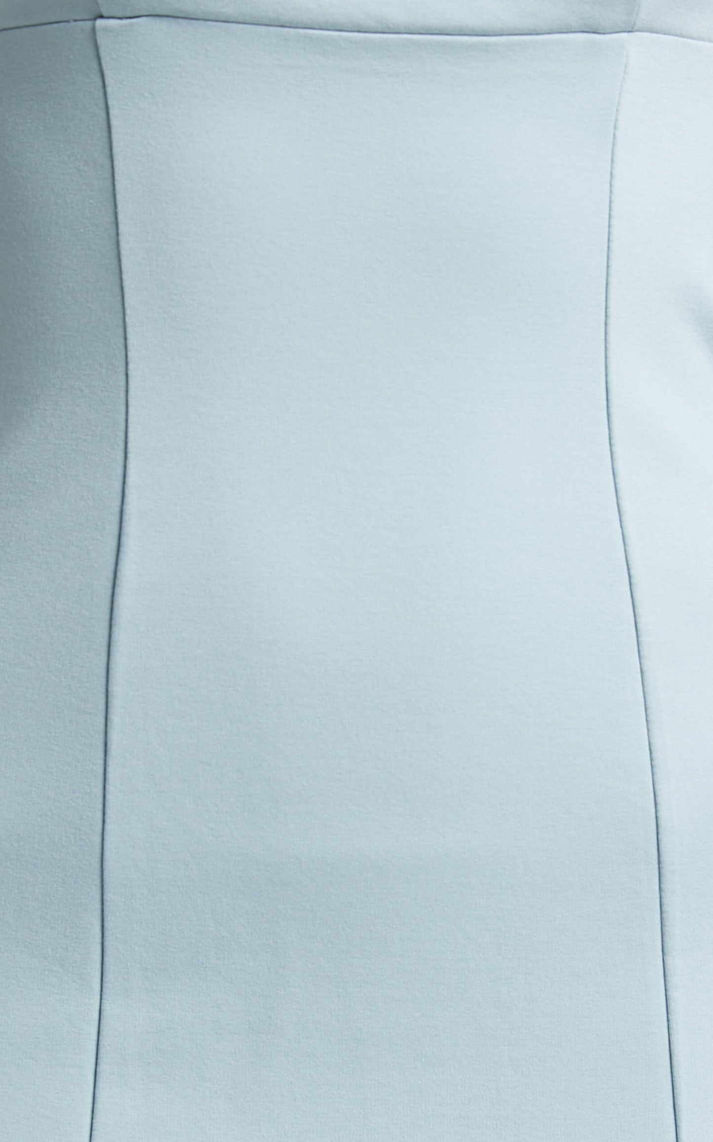 Lola Midi Dress - Square Neck Thigh Split Dress in Pale Blue