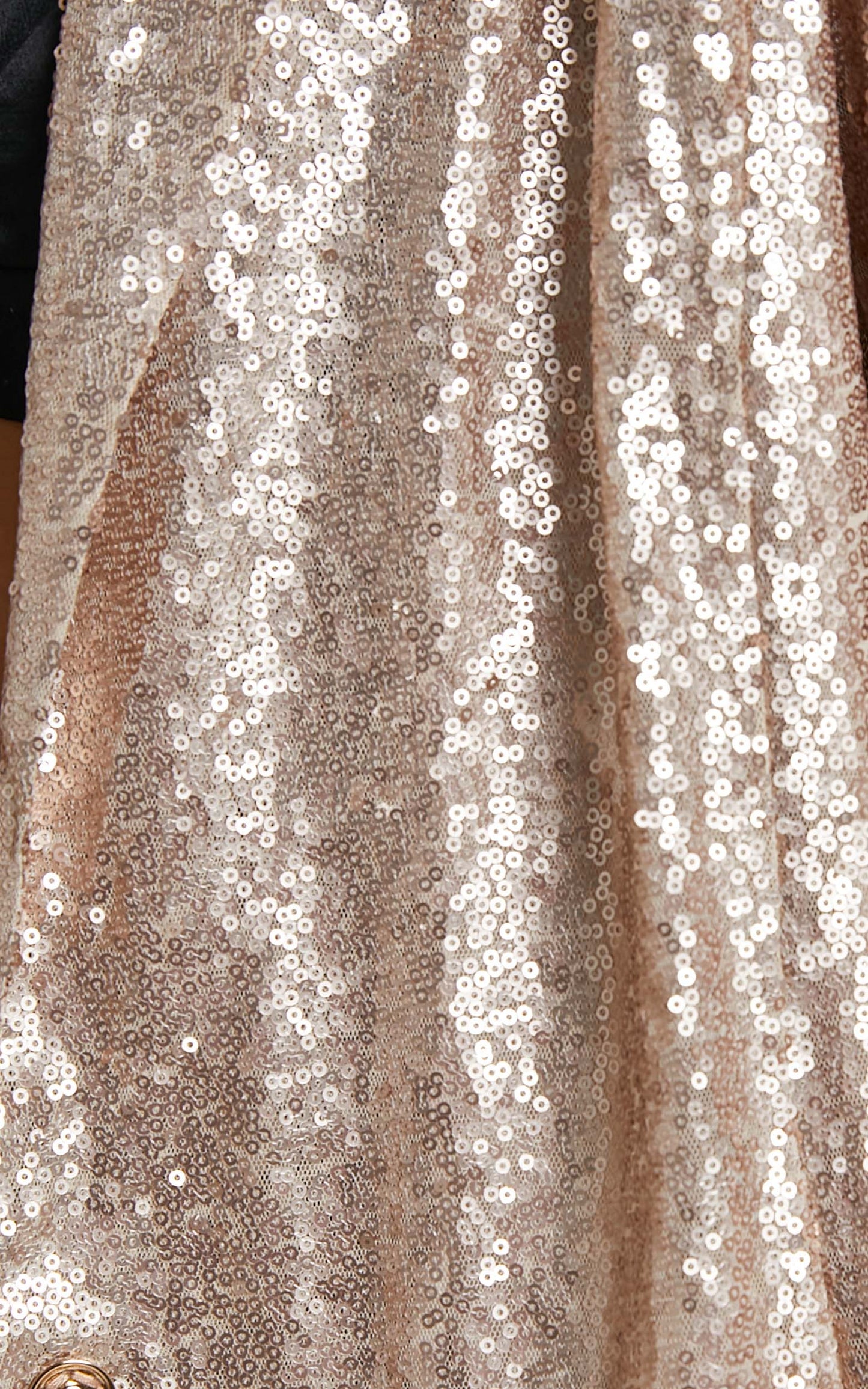 Looma Blazer - Sequin Relaxed Fit Blazer in Champagne