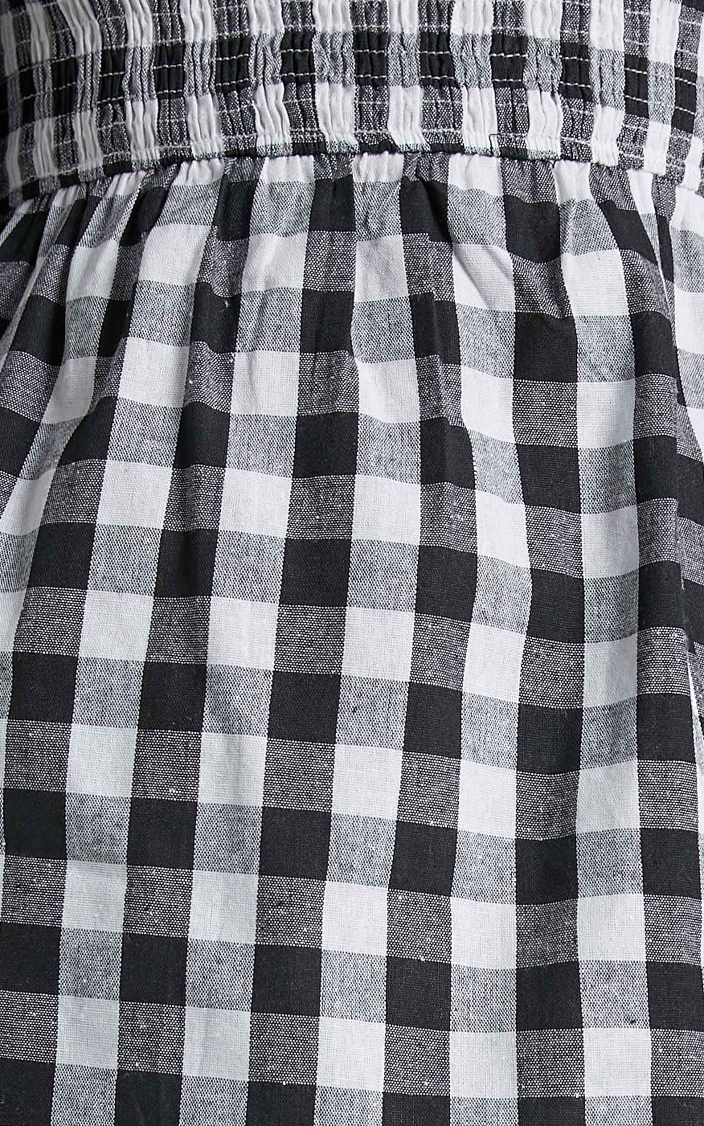 Lowe Dress in Black Check