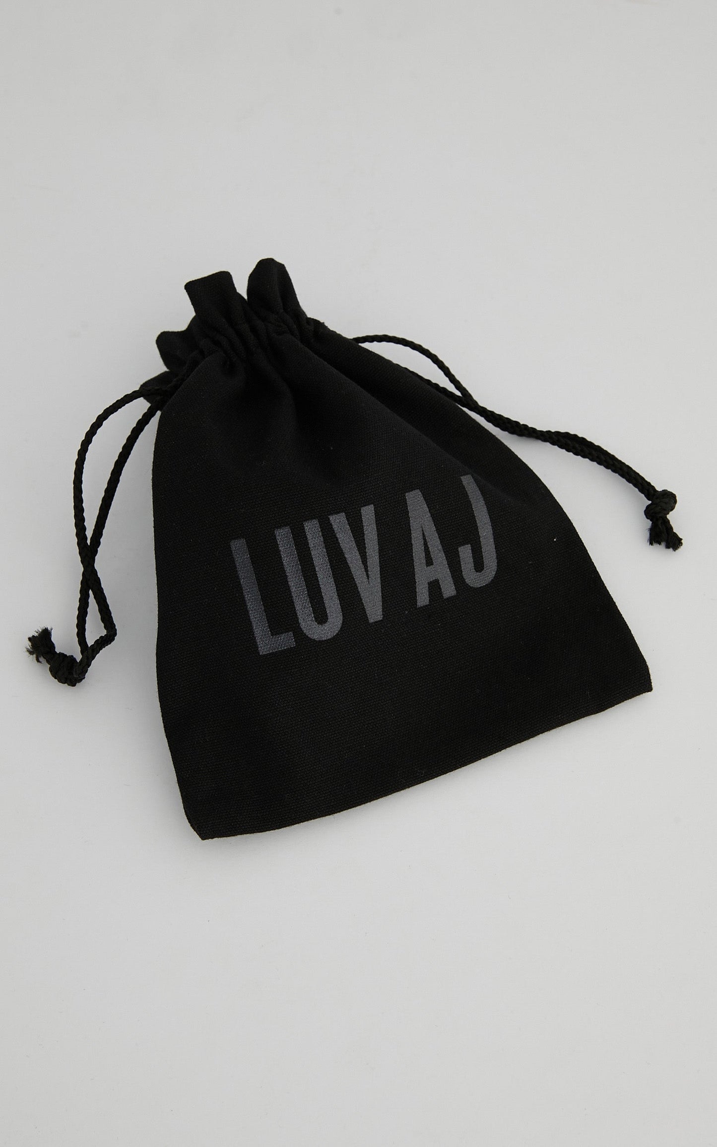 Luv AJ - XL Pave Chain Link Hoops in Gold