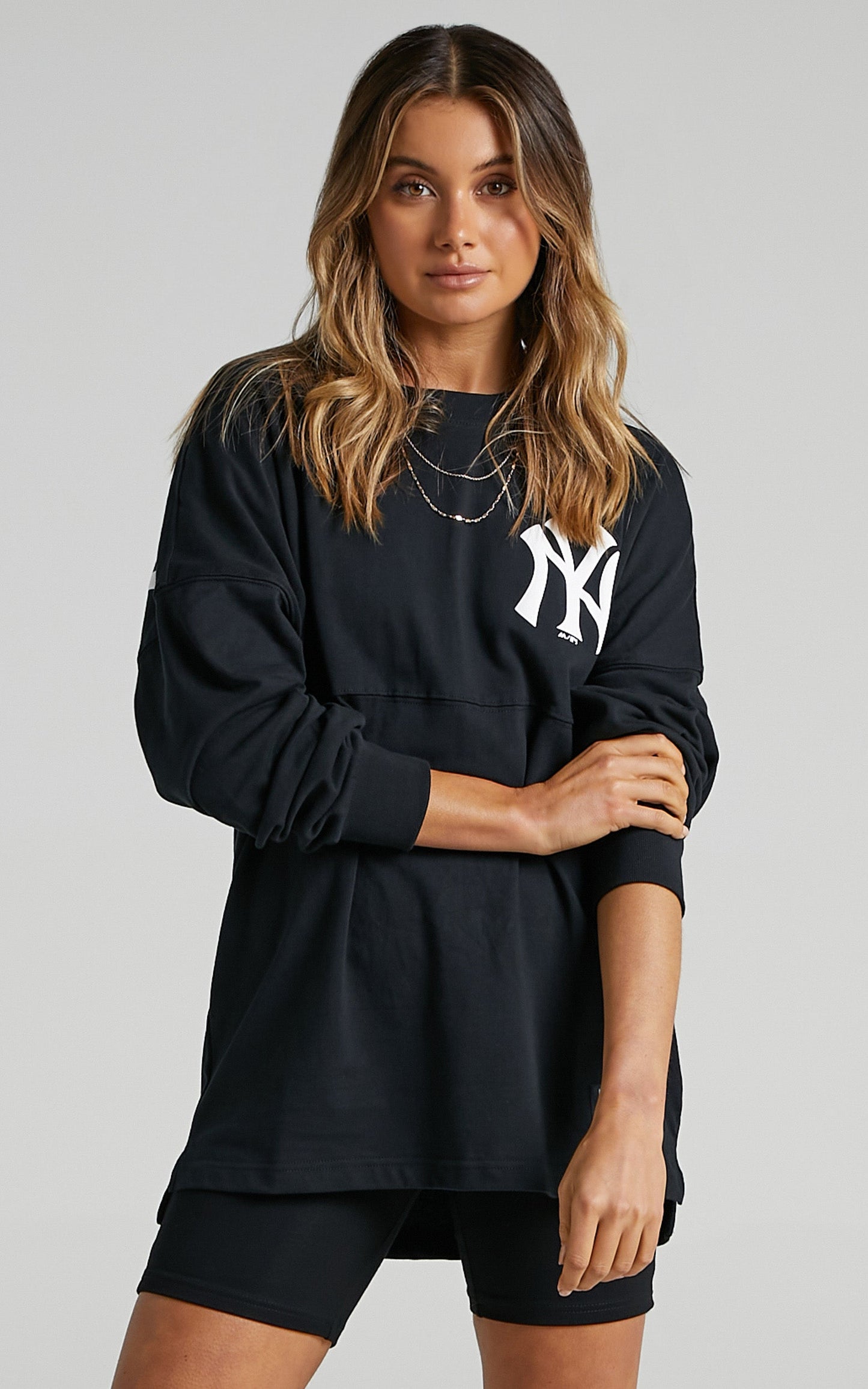Majestic - New York Yankees Rando LS Tee in Black