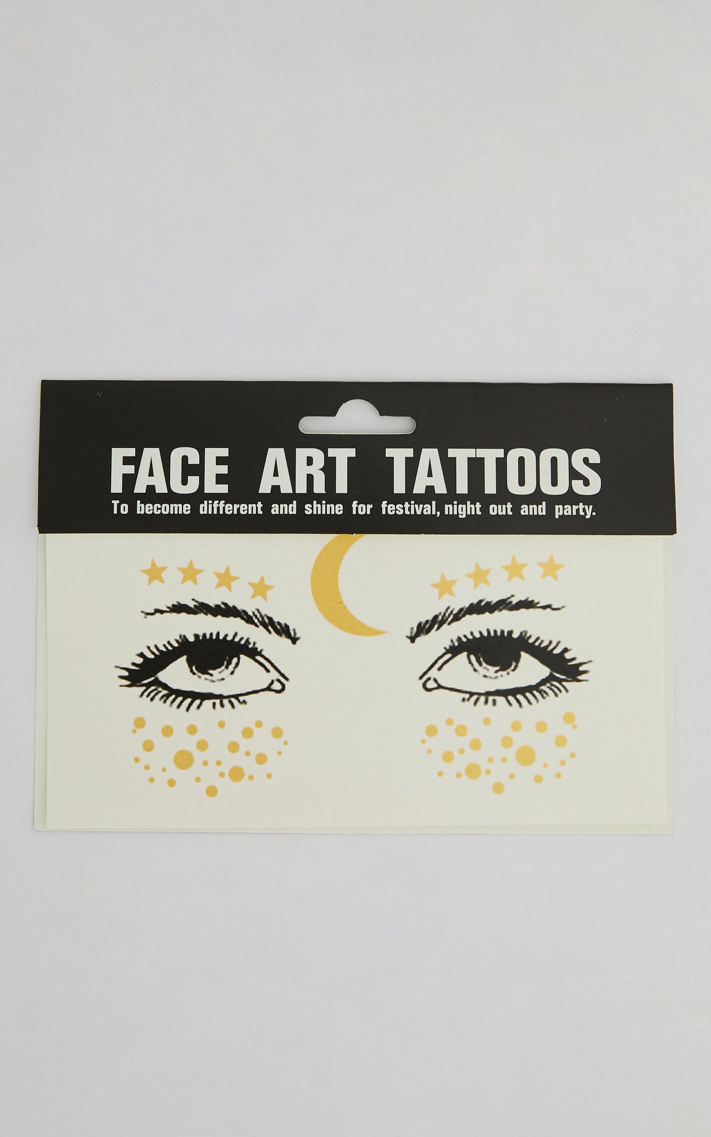Manilene Face Tattoos in Gold