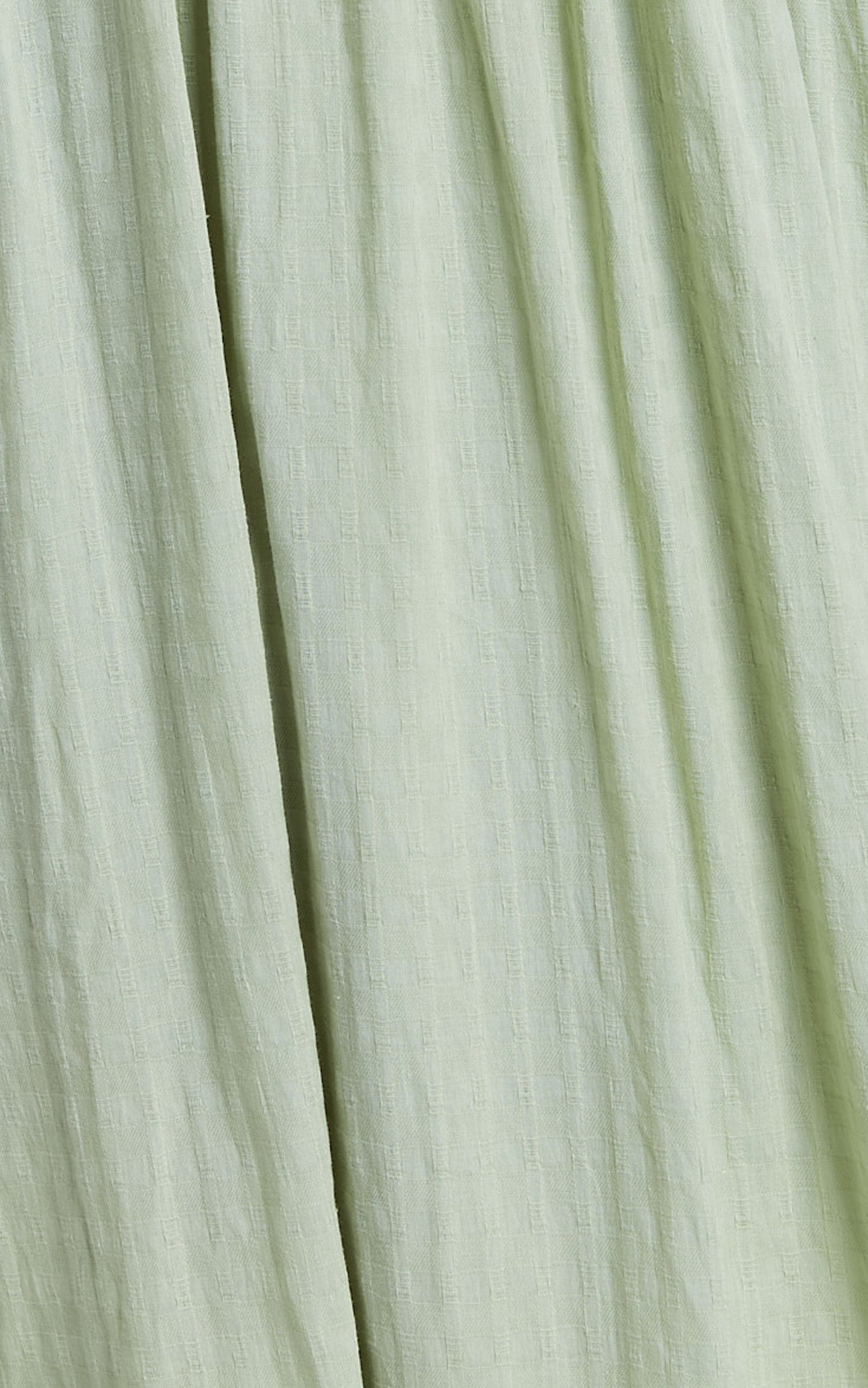 Matteo Midi Dress - Deep V Neck Puff Sleeve Dress in Sage