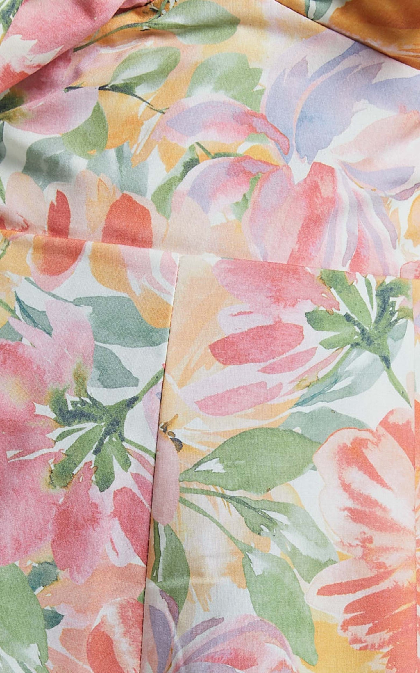 Haven Playsuit - Plunge Frill Detail Playsuit in Summer Floral