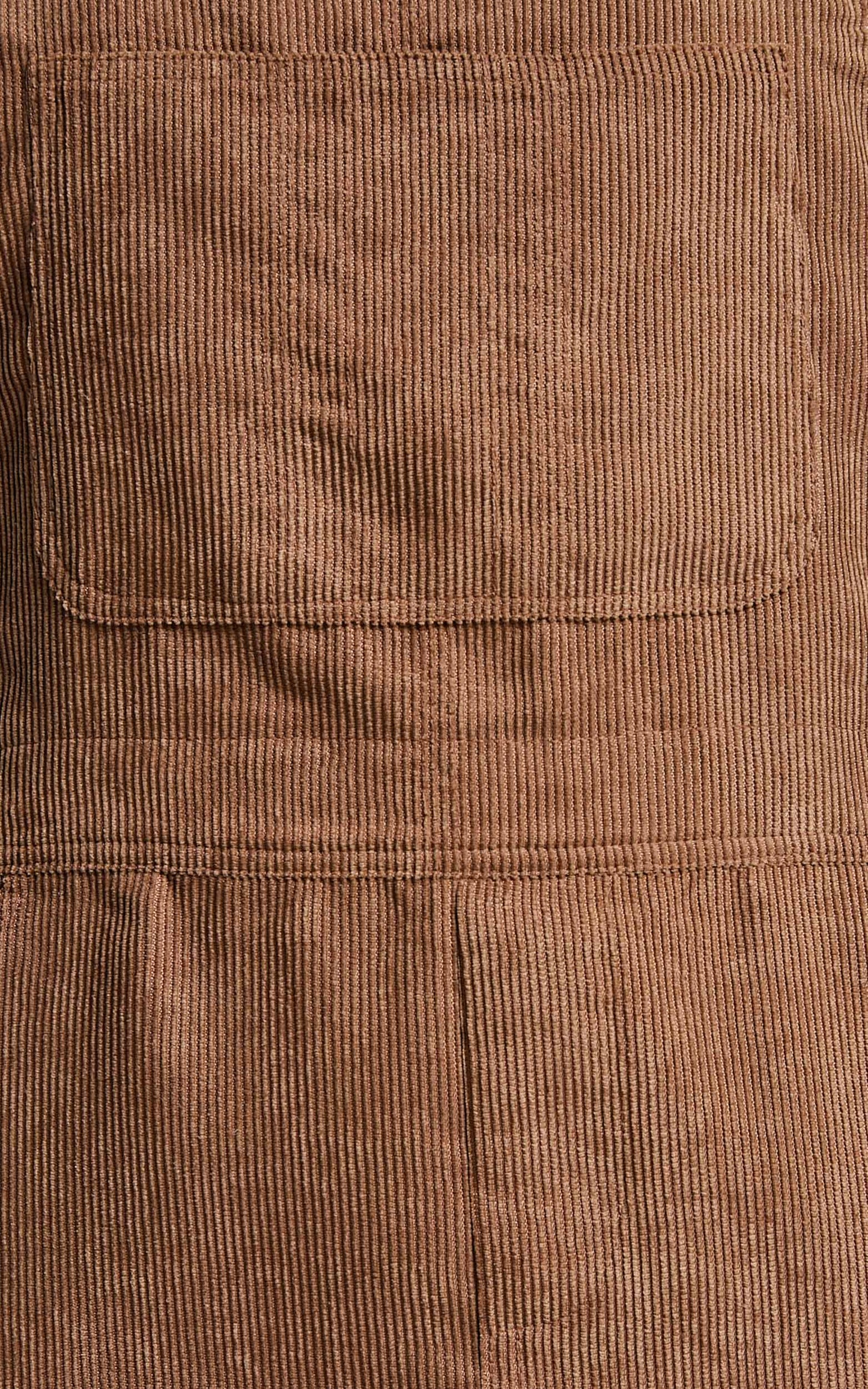 Mervin Dress - Corduroy Overall Dress in Mocha