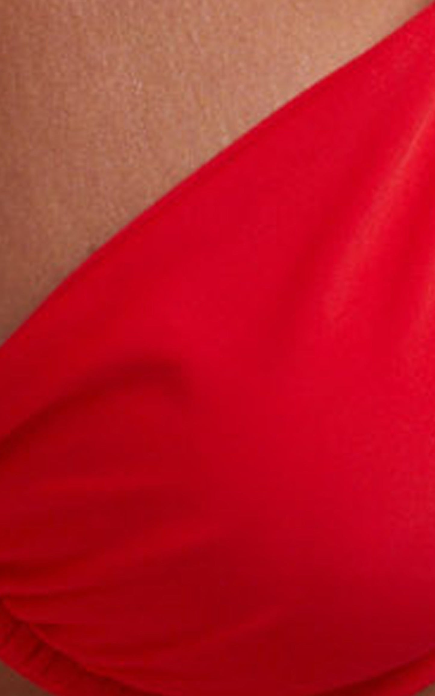 Nixie Recycled Nylon Underwire Bikini Top in Red