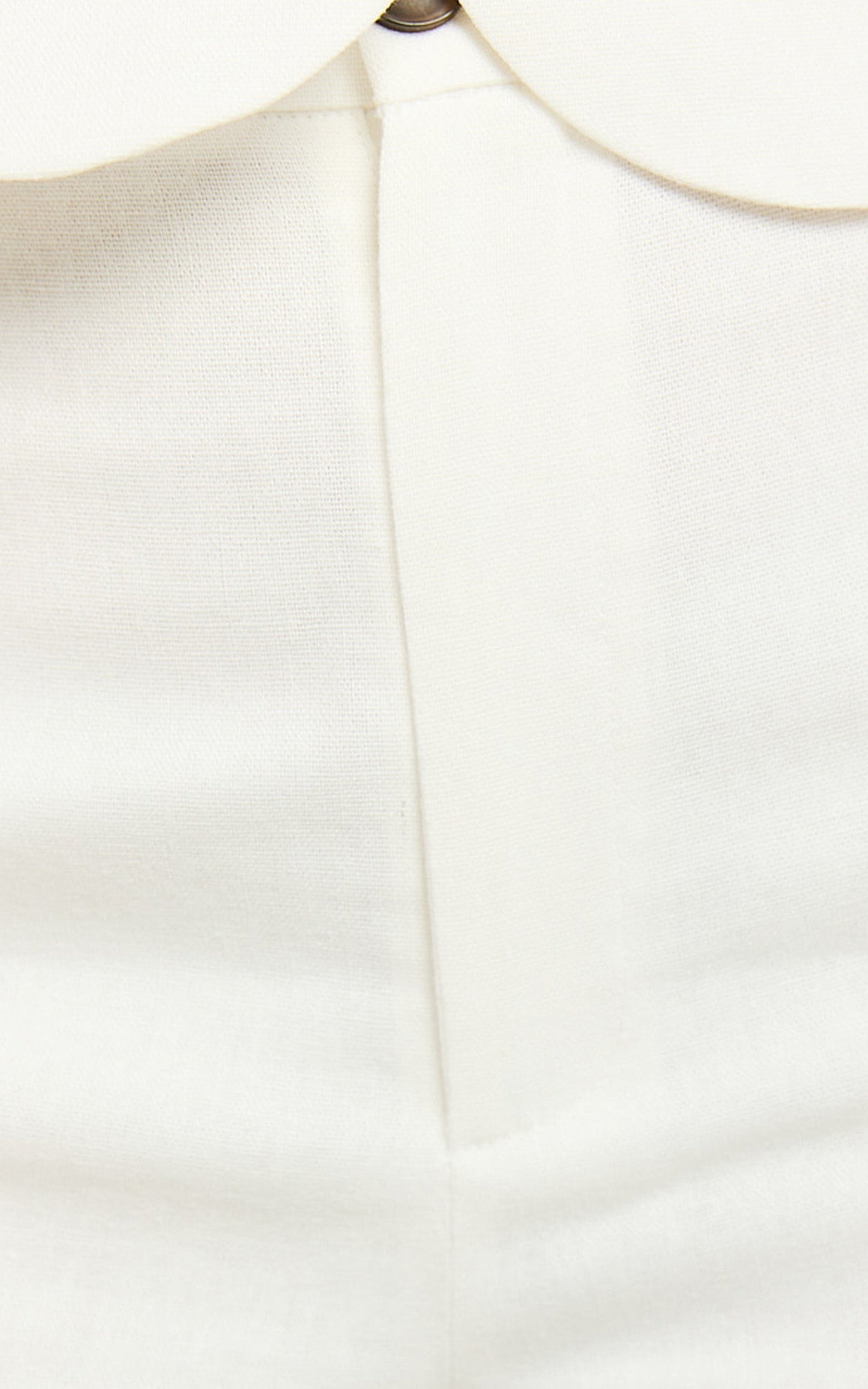 Mya Pants - Linen Mid Waisted Relaxed Straight Leg Pant in White