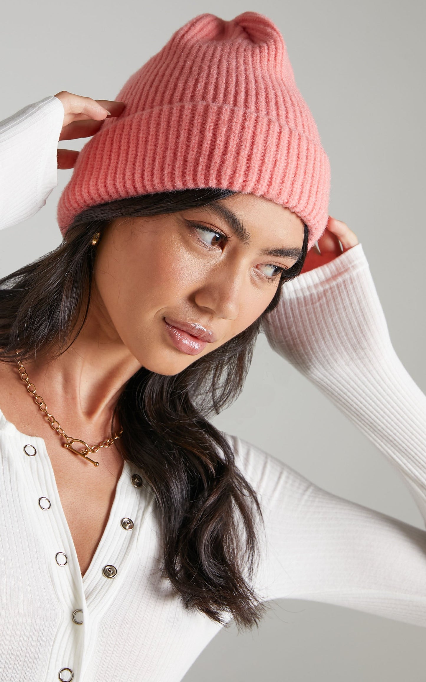 Paika Beanie in Pink