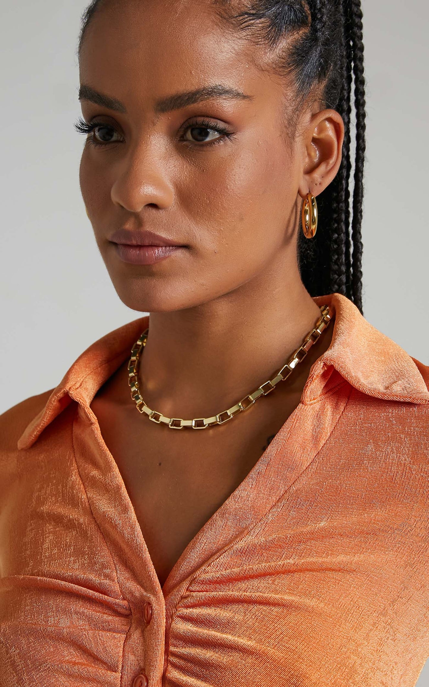 Peta and Jain - Sapphire Earrings in Gold