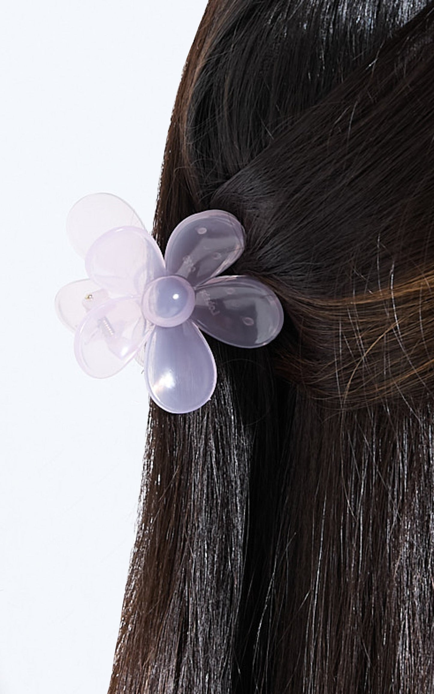 Pia Flower Hair Clip in Lilac
